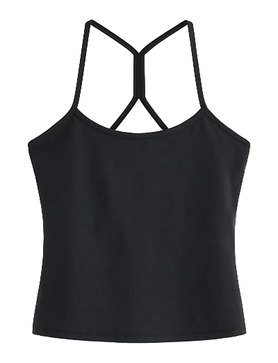 Lindex Top Luna - Crop tops - BLACK / black