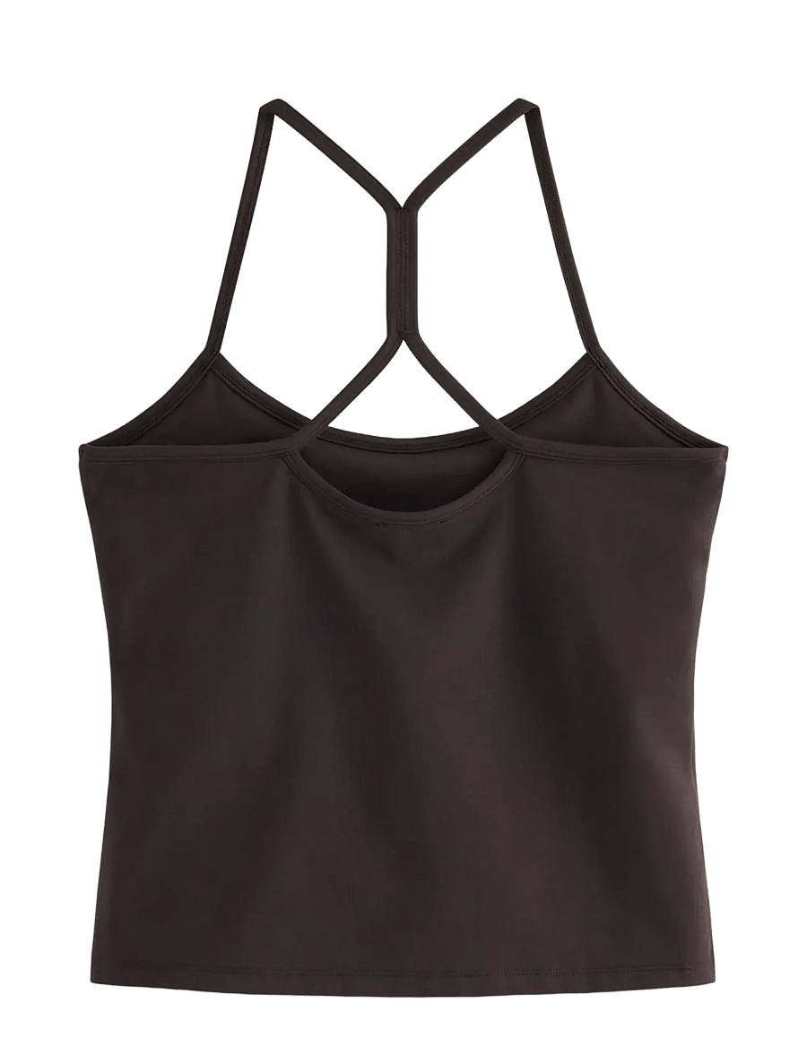 Lindex - Top Luna - crop tops - dark brown - 2
