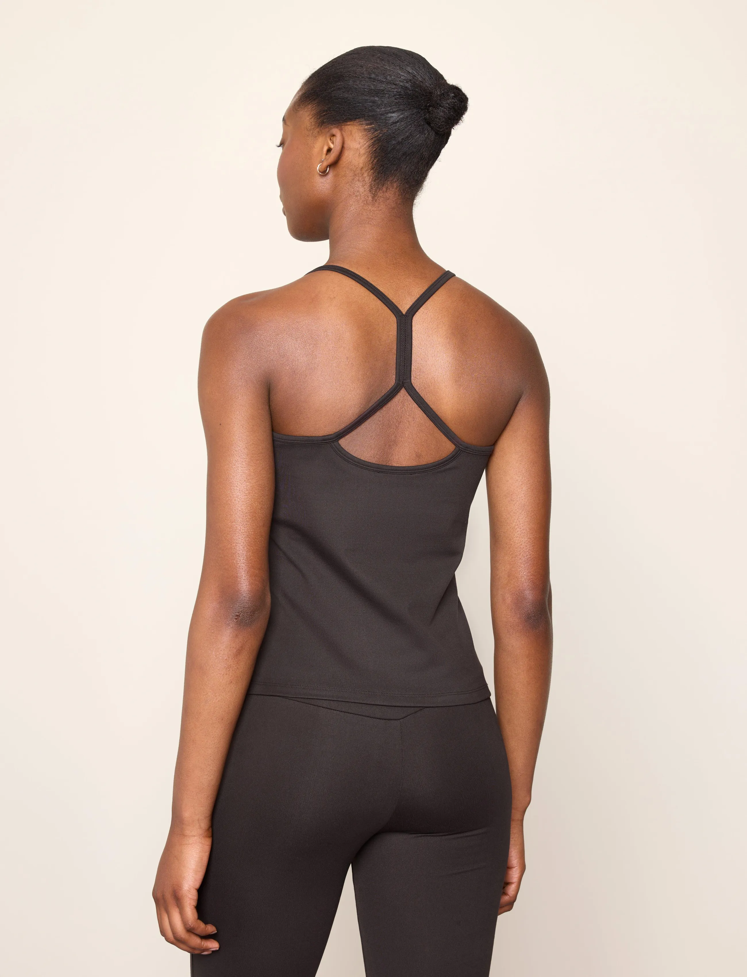Lindex - Top Luna - crop tops - dark brown - 3