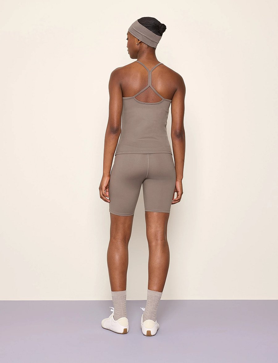Lindex - Top Luna - crop tops - dark khaki - 3