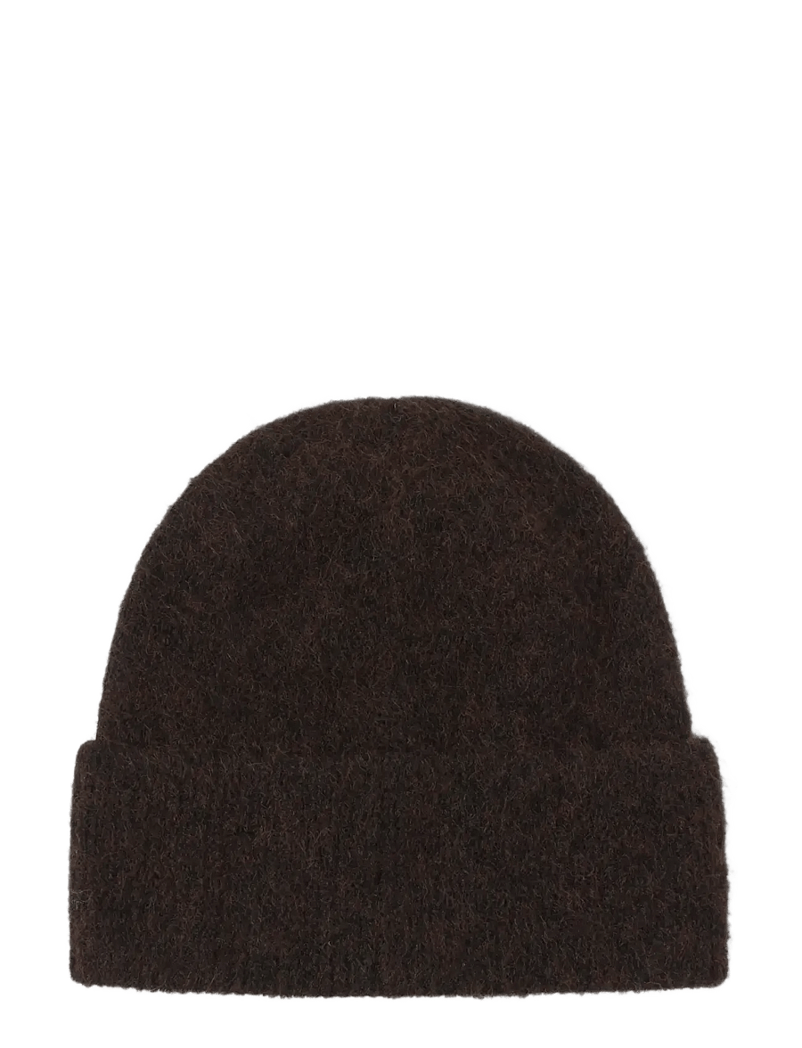 Lindex - Knitted beanie - mützen - brown melange - 1