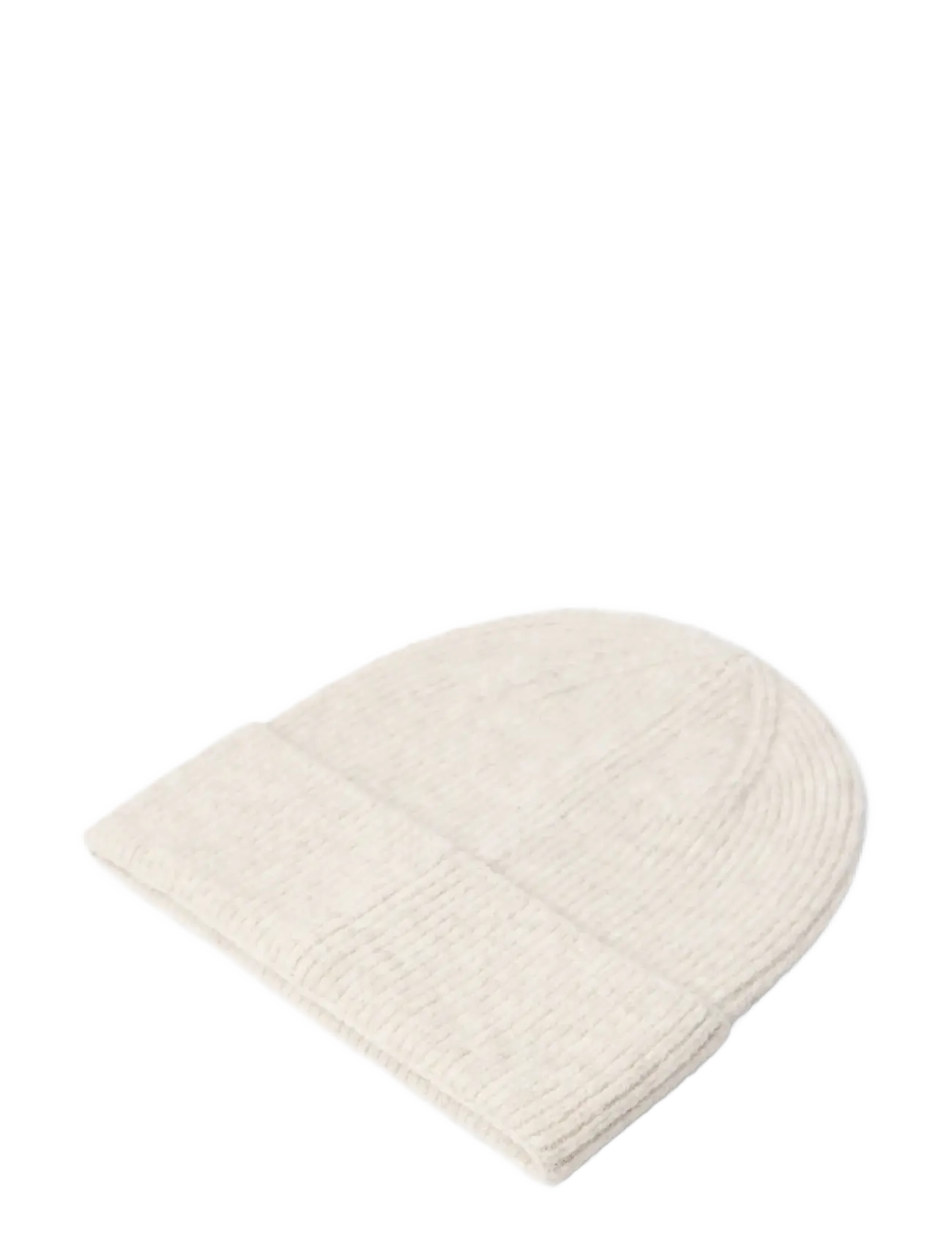 Lindex - Rib-knit beanie - mützen - light beige melange - 1