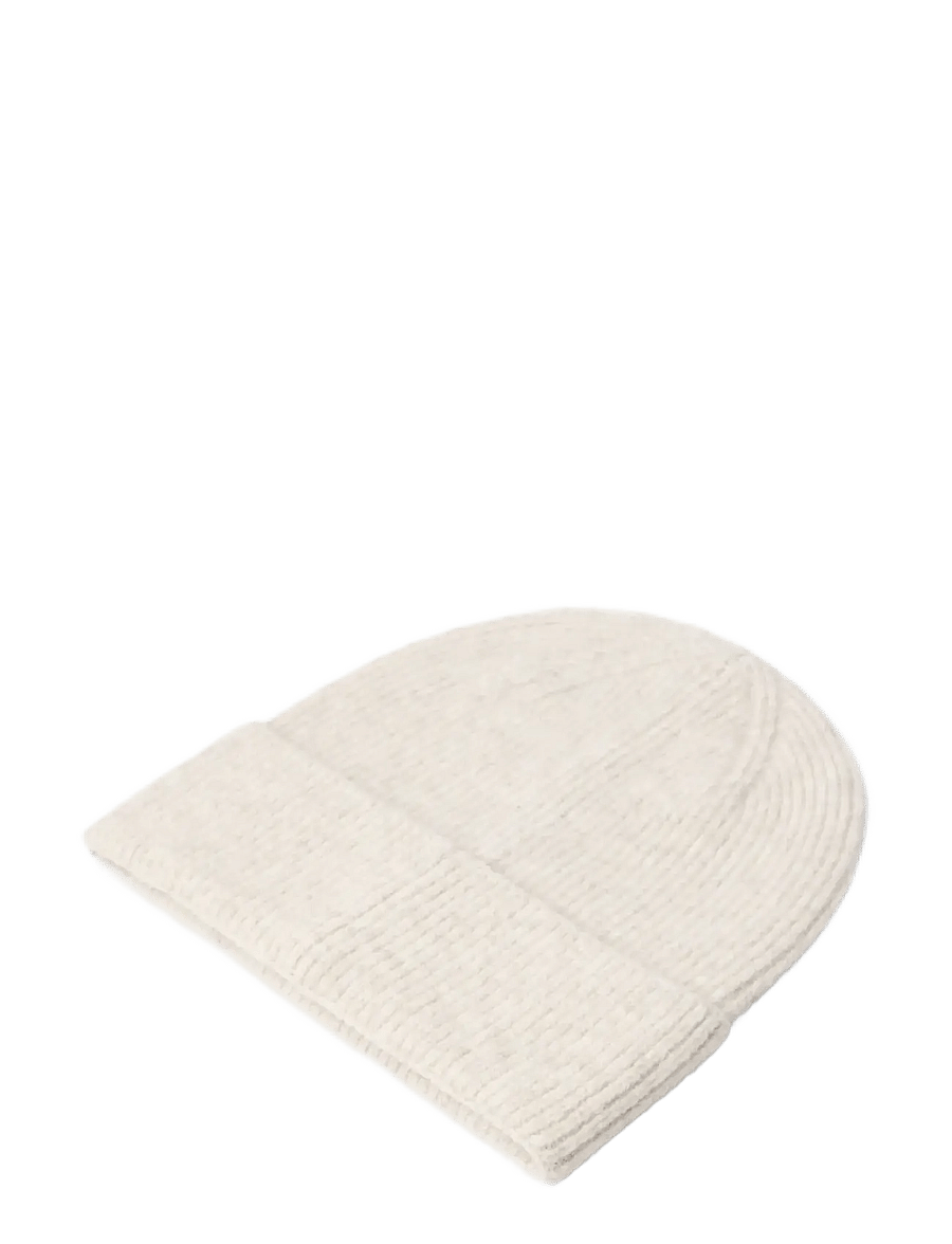 Lindex - Rib-knit beanie - mützen - light beige melange - 1