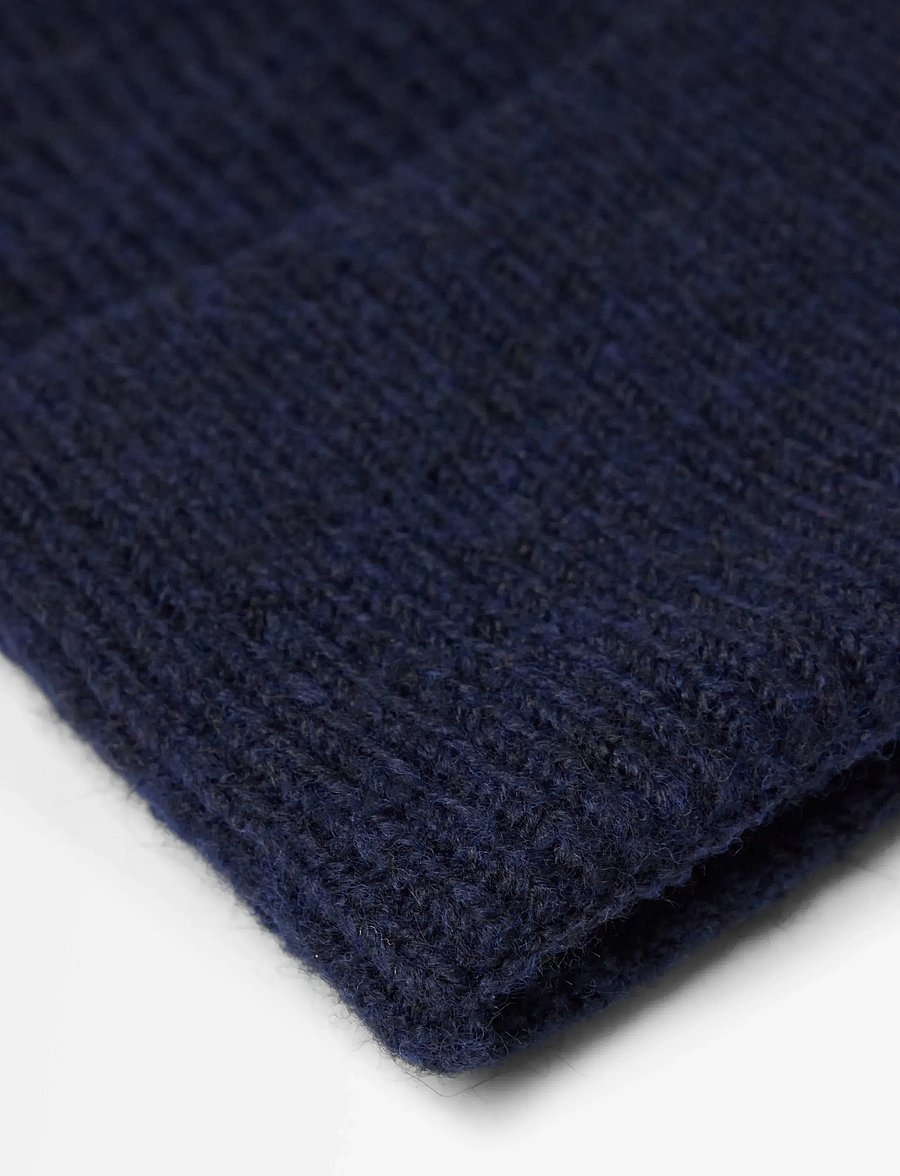 Lindex - Rib-knit beanie - mützen - navy - 2