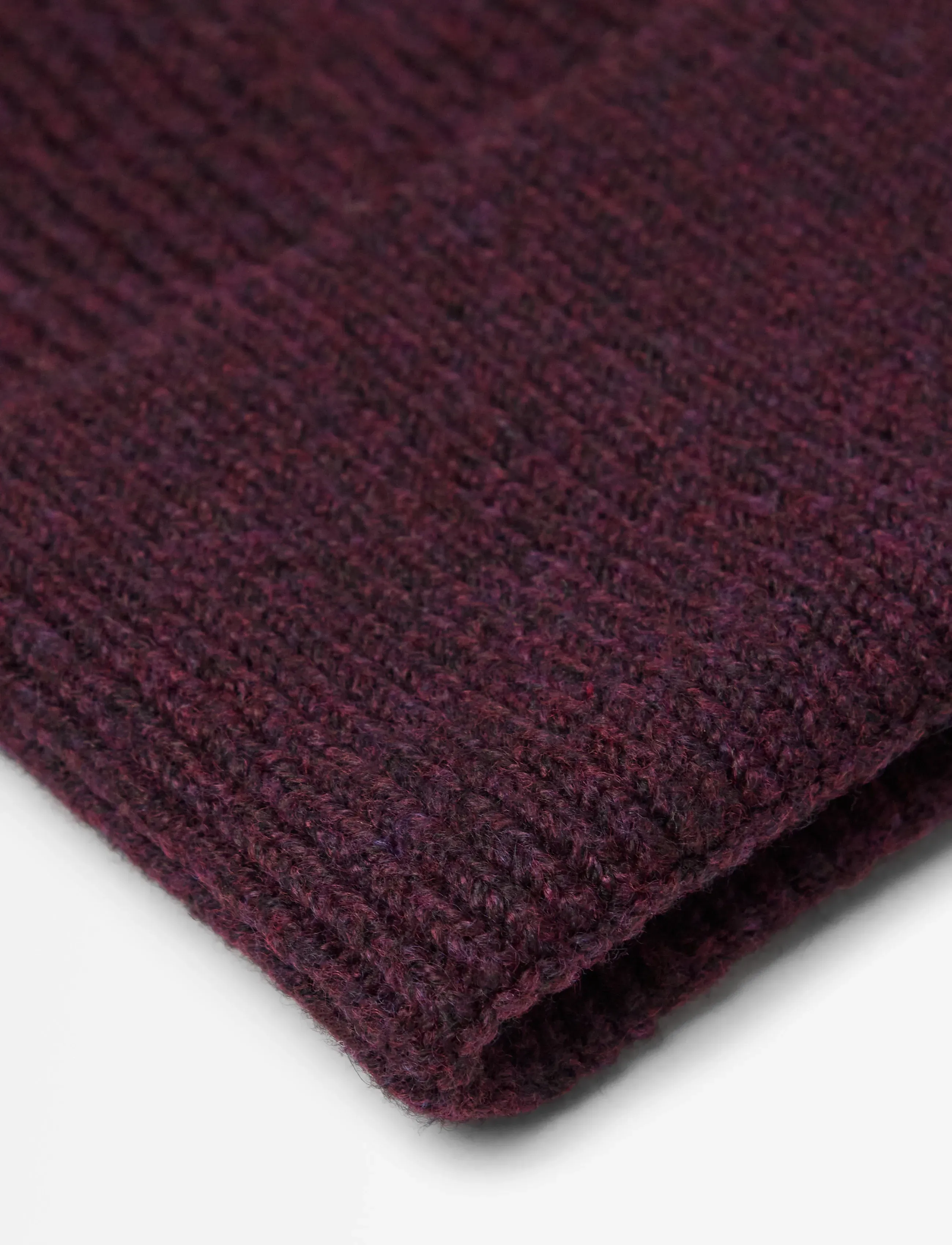 Lindex - Rib-knit beanie - red wine - 2