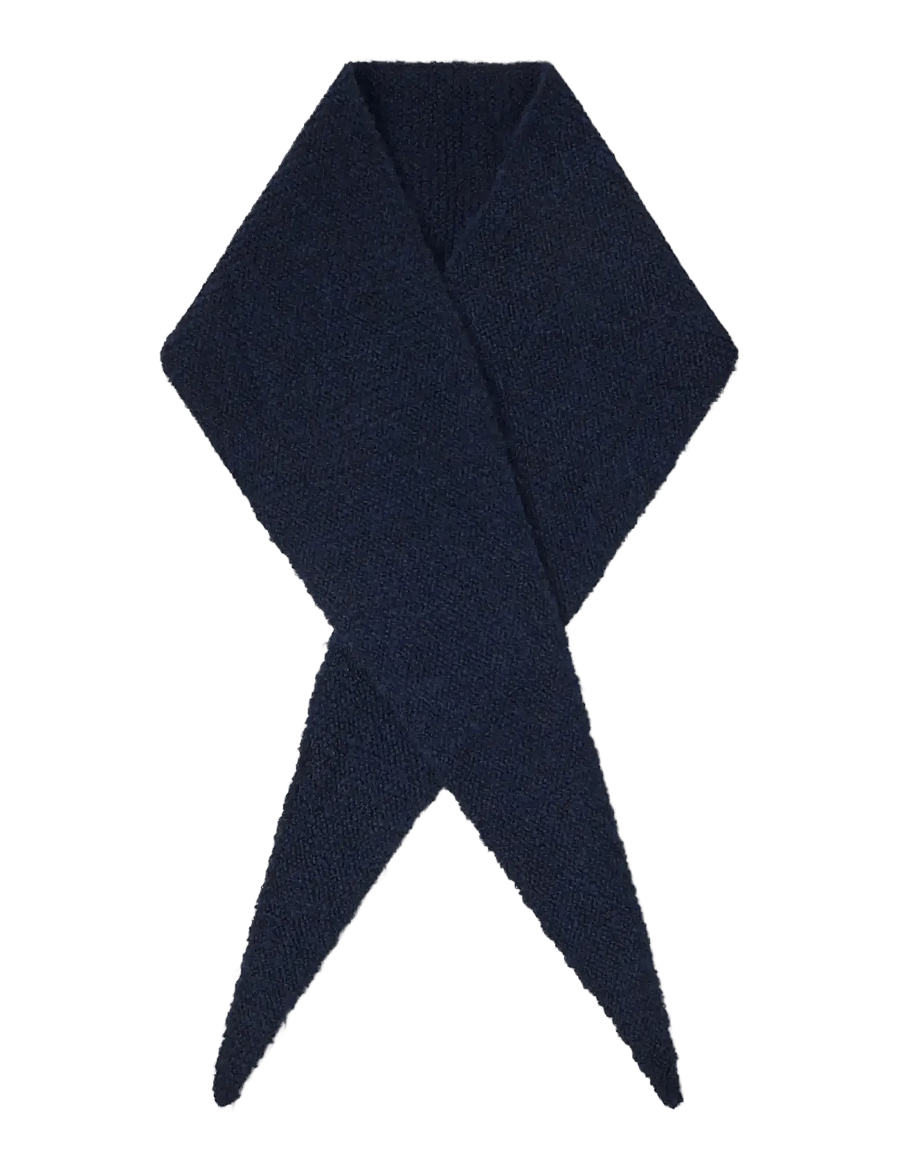 Lindex - Knitted scarf - winterschals - navy - 0