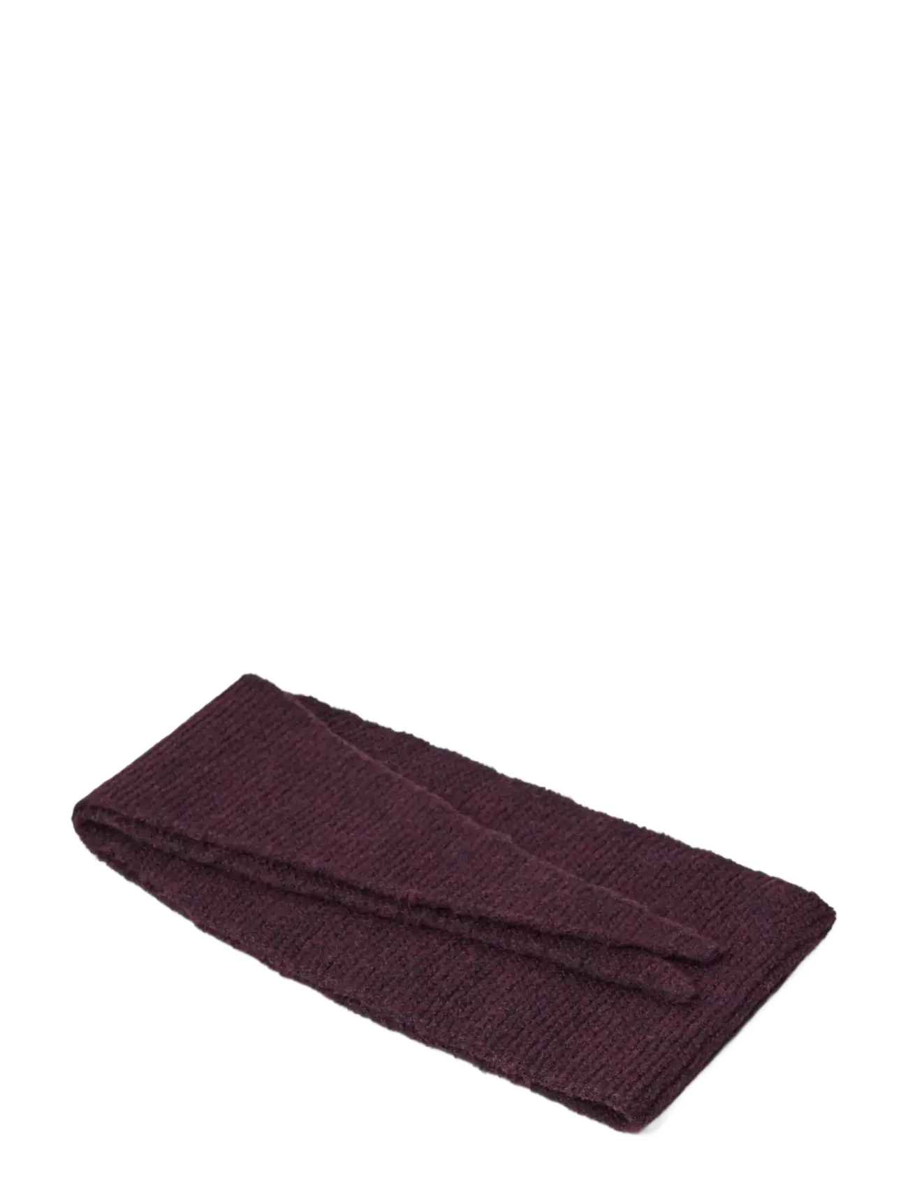 Lindex - Knitted scarf - red wine - 1