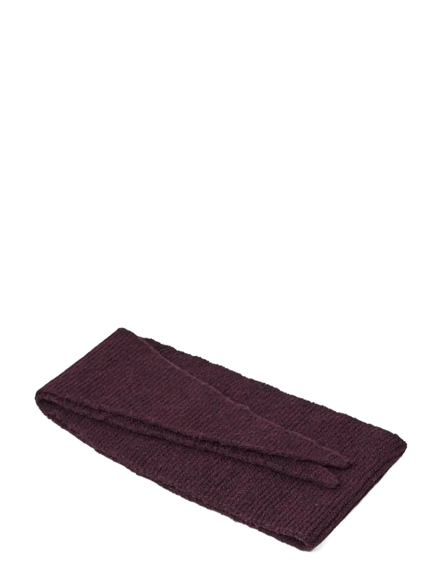 Lindex - Knitted scarf - winterschals - red wine - 1