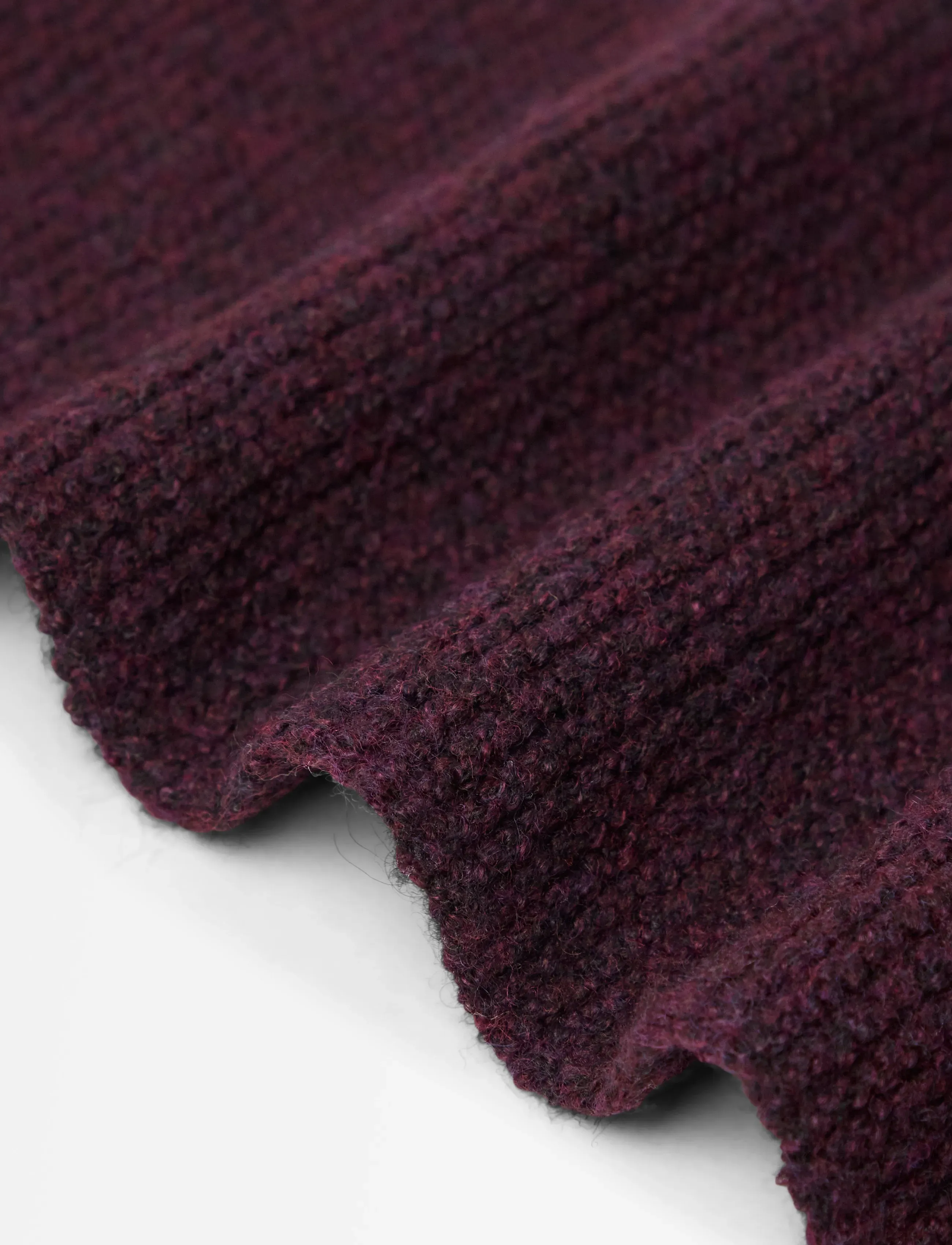 Lindex - Knitted scarf - red wine - 2
