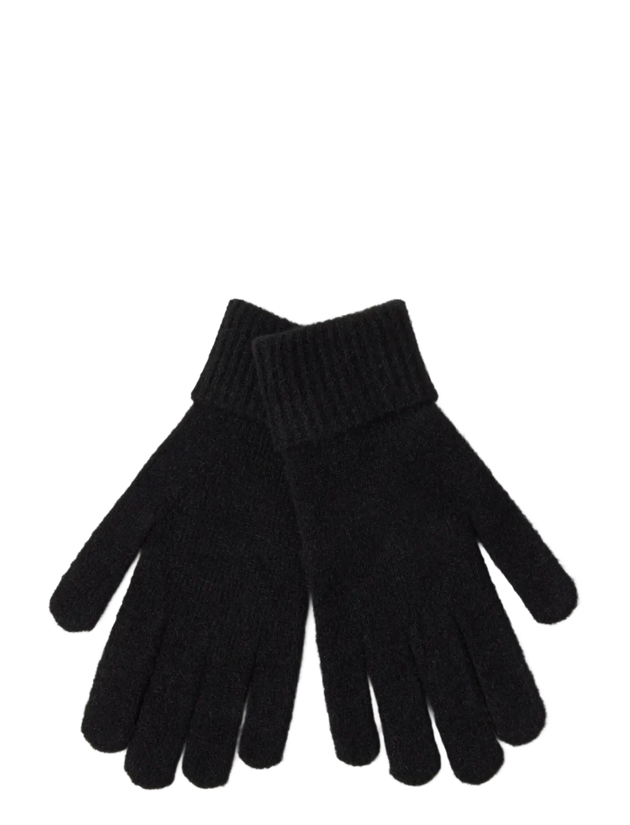 Lindex Fine-knit gloves - Modetrender - BLACK / black