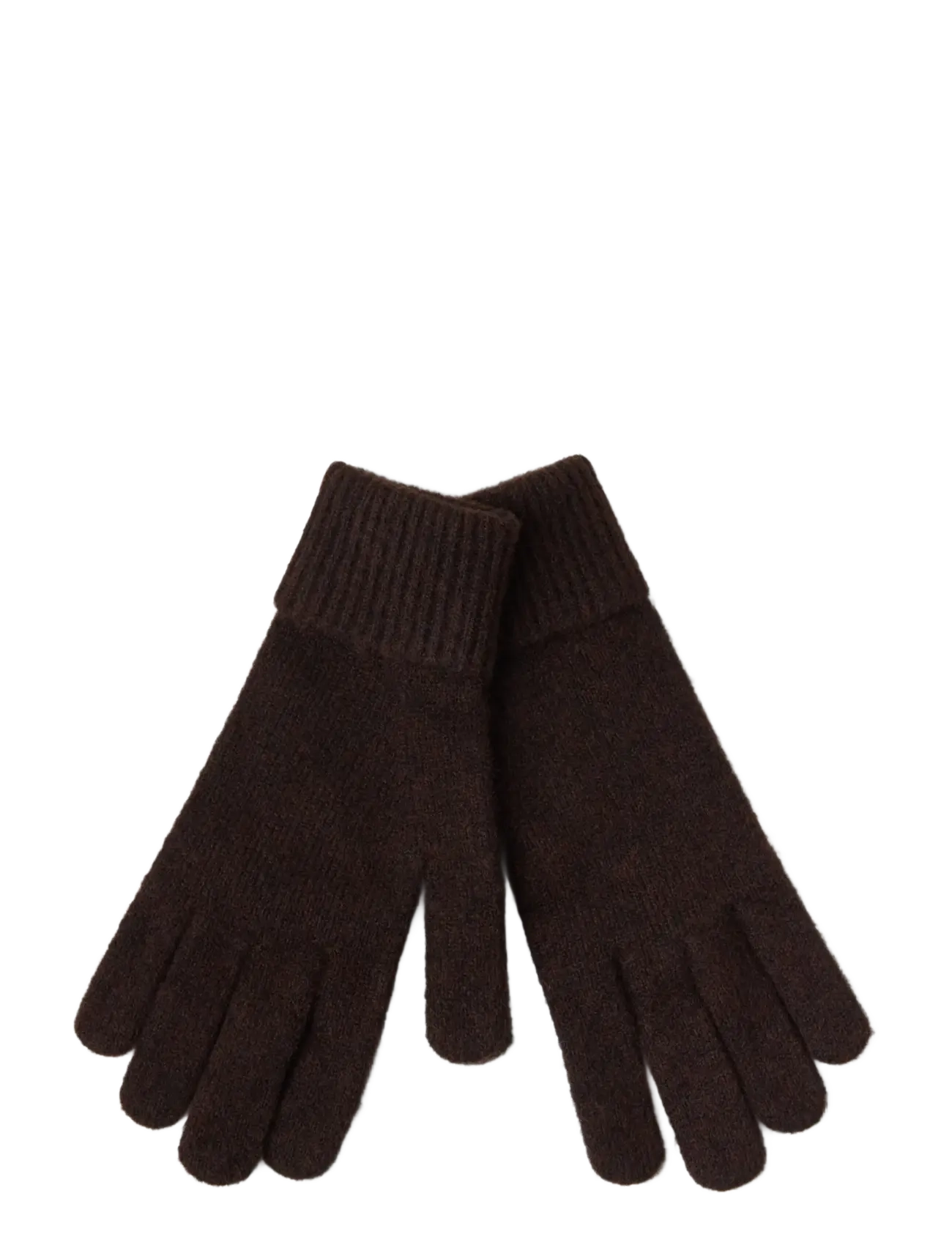 Lindex - Fine-knit gloves - fingervantar - brown melange - 1