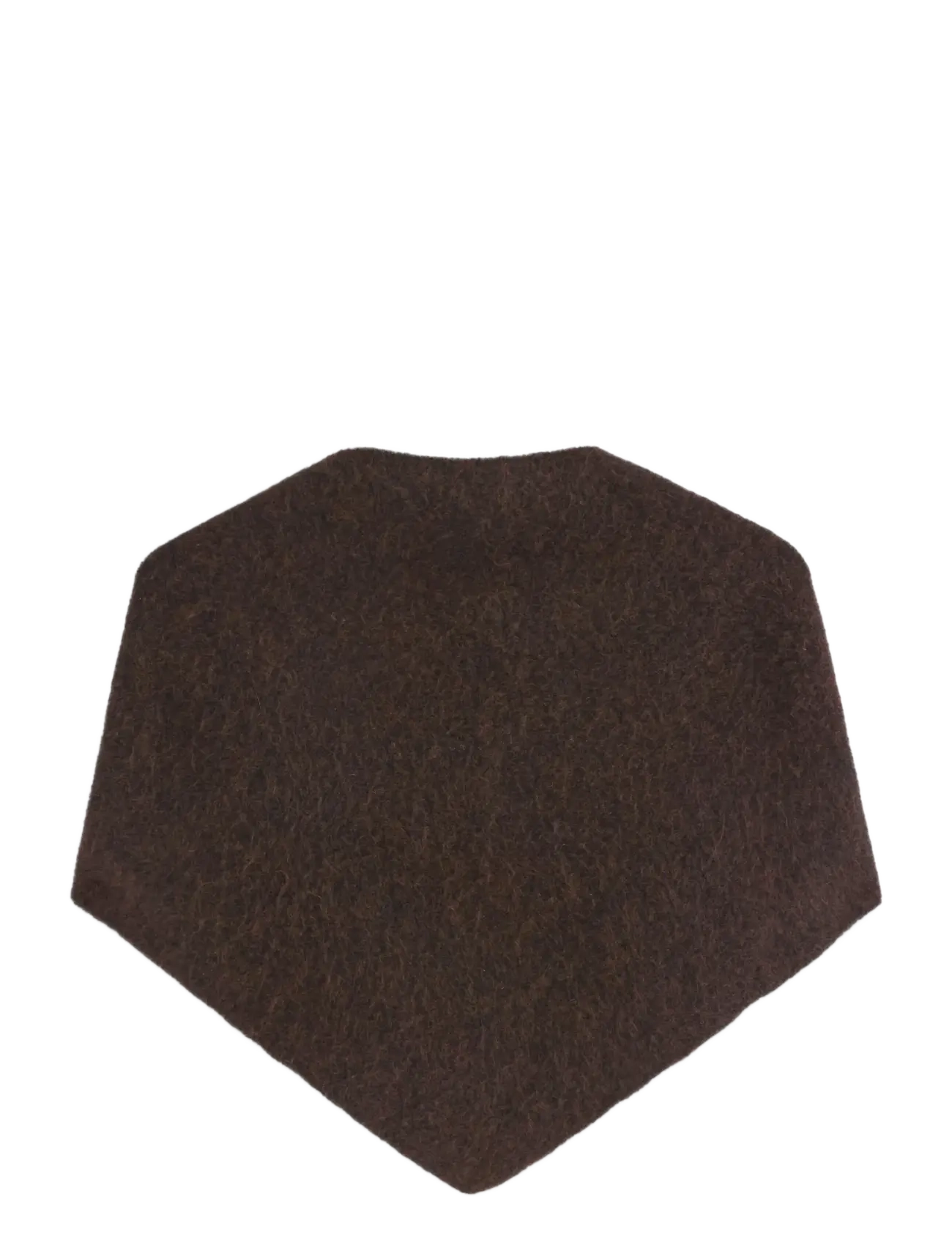 Lindex - Triangle scarf - winter scarves - brown melange - 1