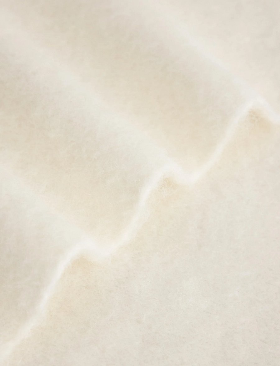 Lindex - Triangle scarf - winterschals - off white - 2