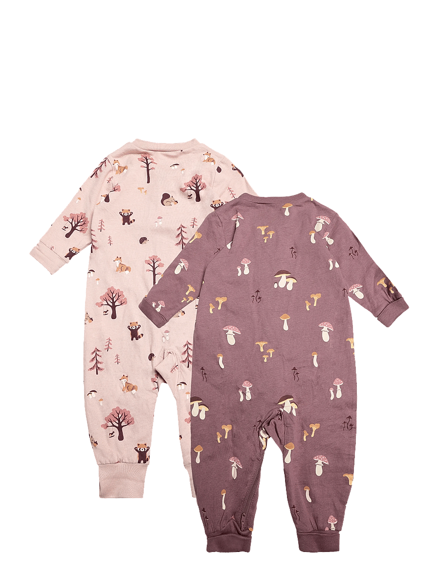 Lindex - 2-pack pyjamas - natdragter - dusty lilac - 1
