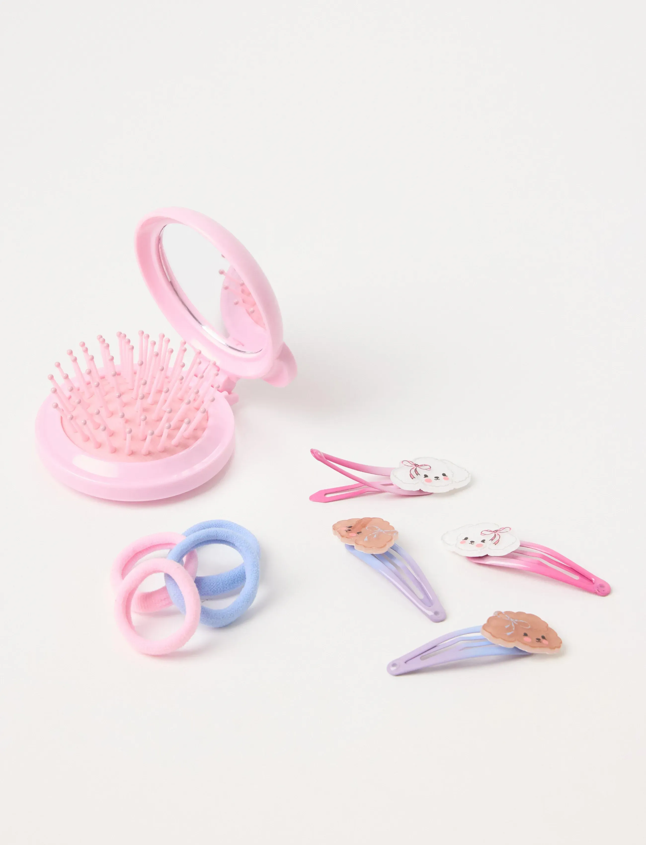 Lindex - Hair set - juukseklambrid - light pink - 2
