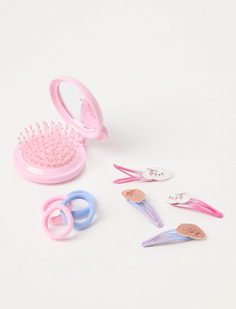 Lindex - Hair set - juukseklambrid - light pink - 2