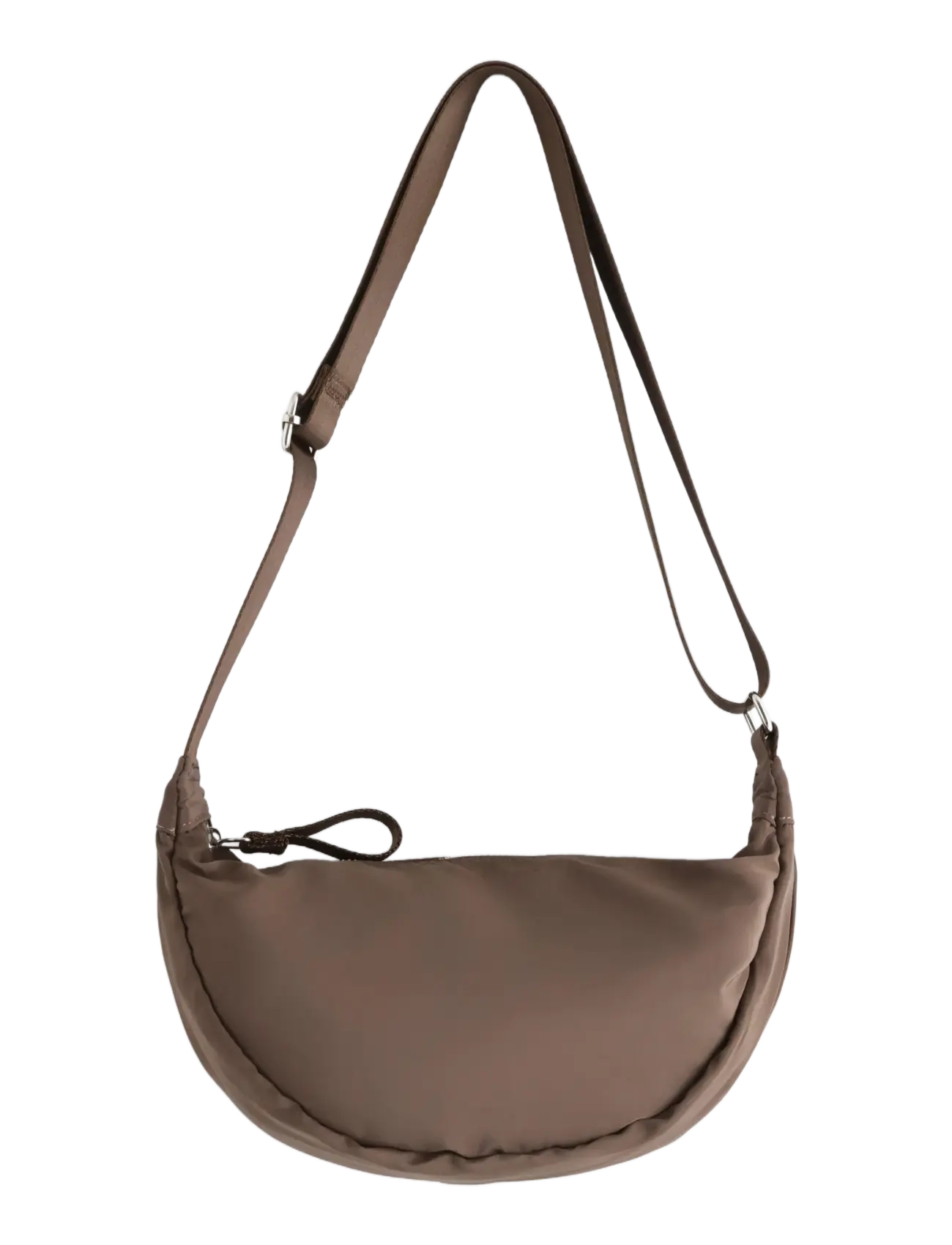 Lindex Crossbody Bag, Damen, Halbmond Crossbody Tasche, Braun, Gr.ONE SIZE