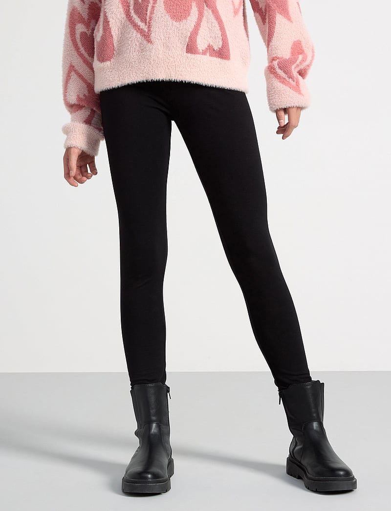 Lindex - Leggings Basic long - leggings - black - 0