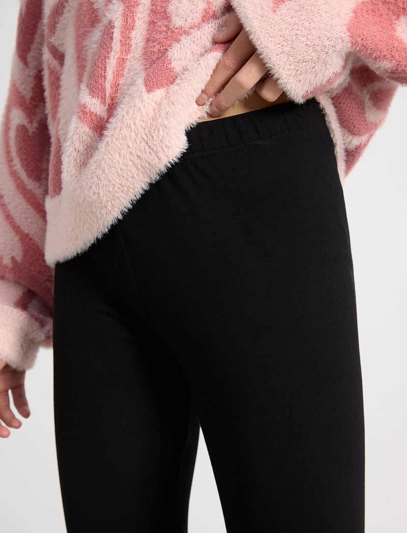 Lindex - Leggings Basic long - leggings - black - 4