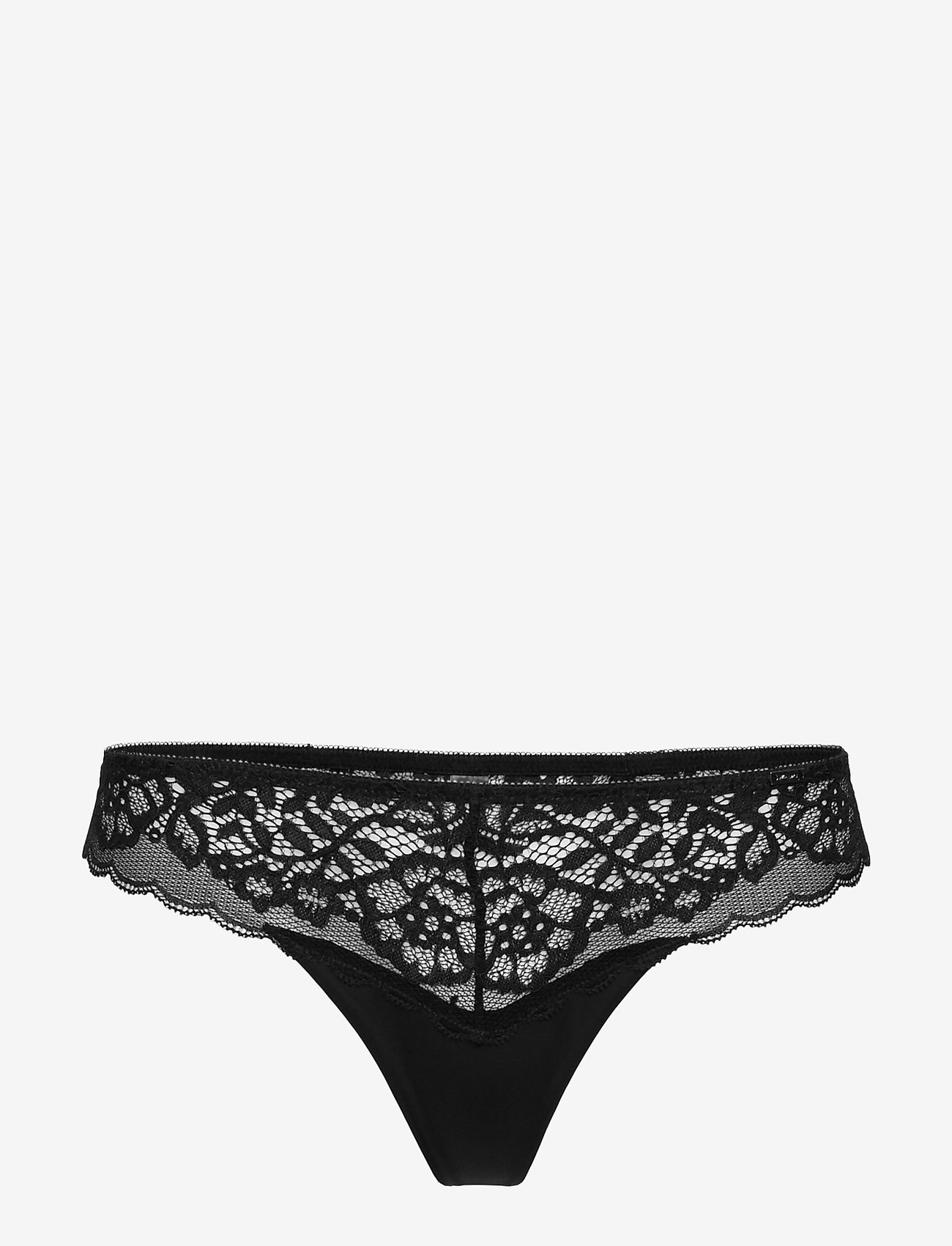 Lindex - Brief Colin Thong regular - thongs - black - 1