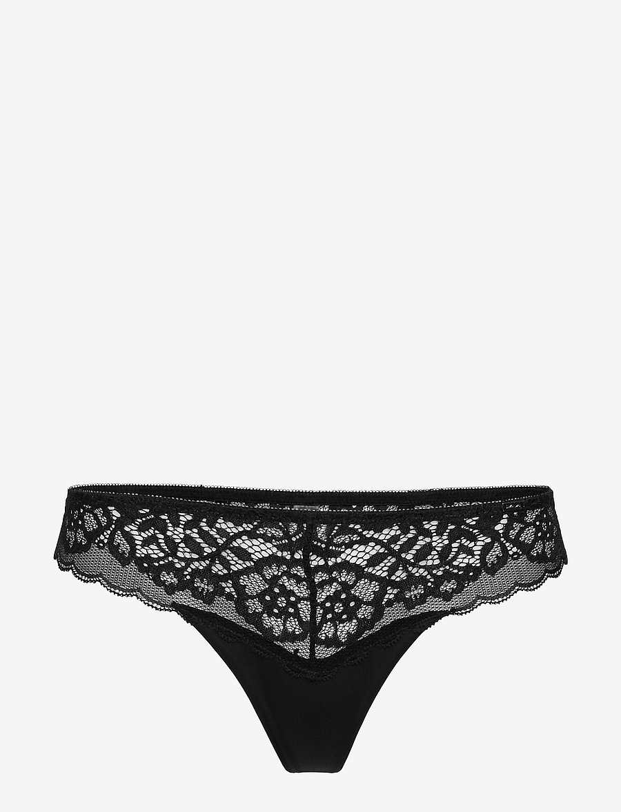 Lindex - Brief Colin Thong regular - tangas - black - 1