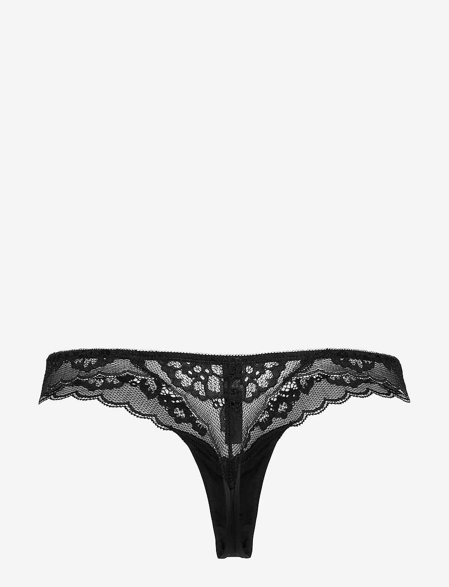 Lindex - Brief Colin Thong regular - tangas - black - 2