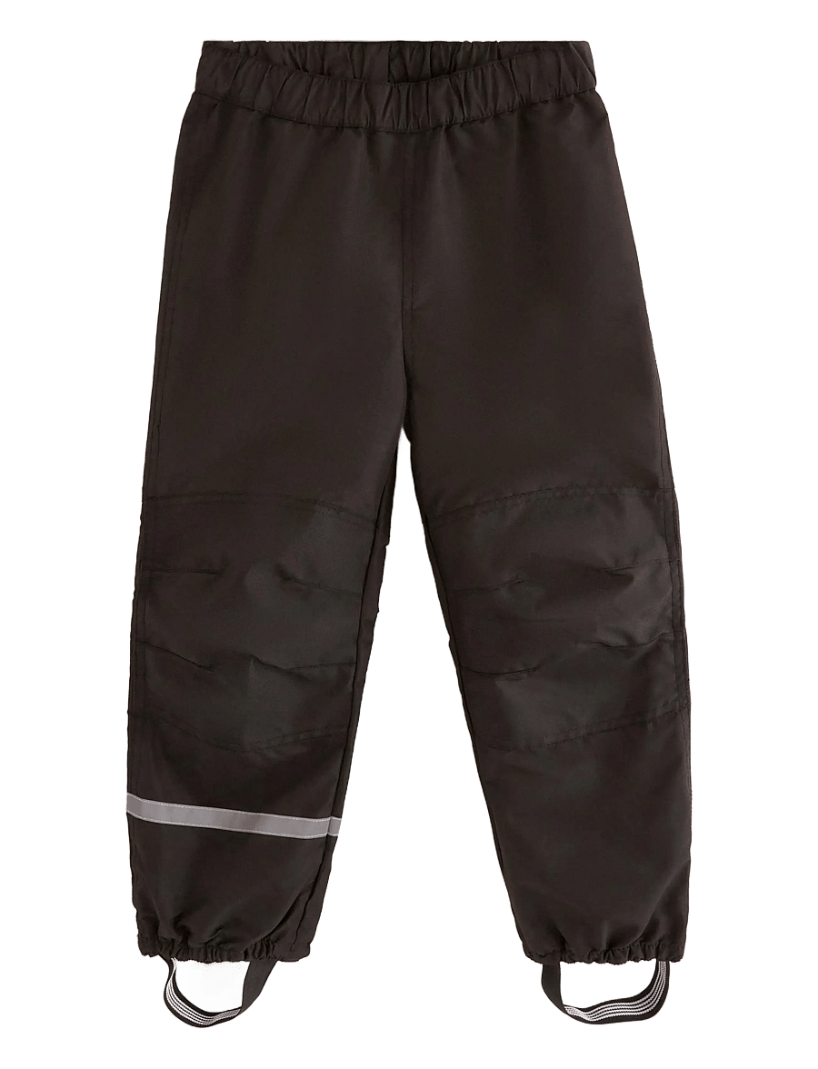Lindex - SM Taslon trousers - regnbukser - black - 1