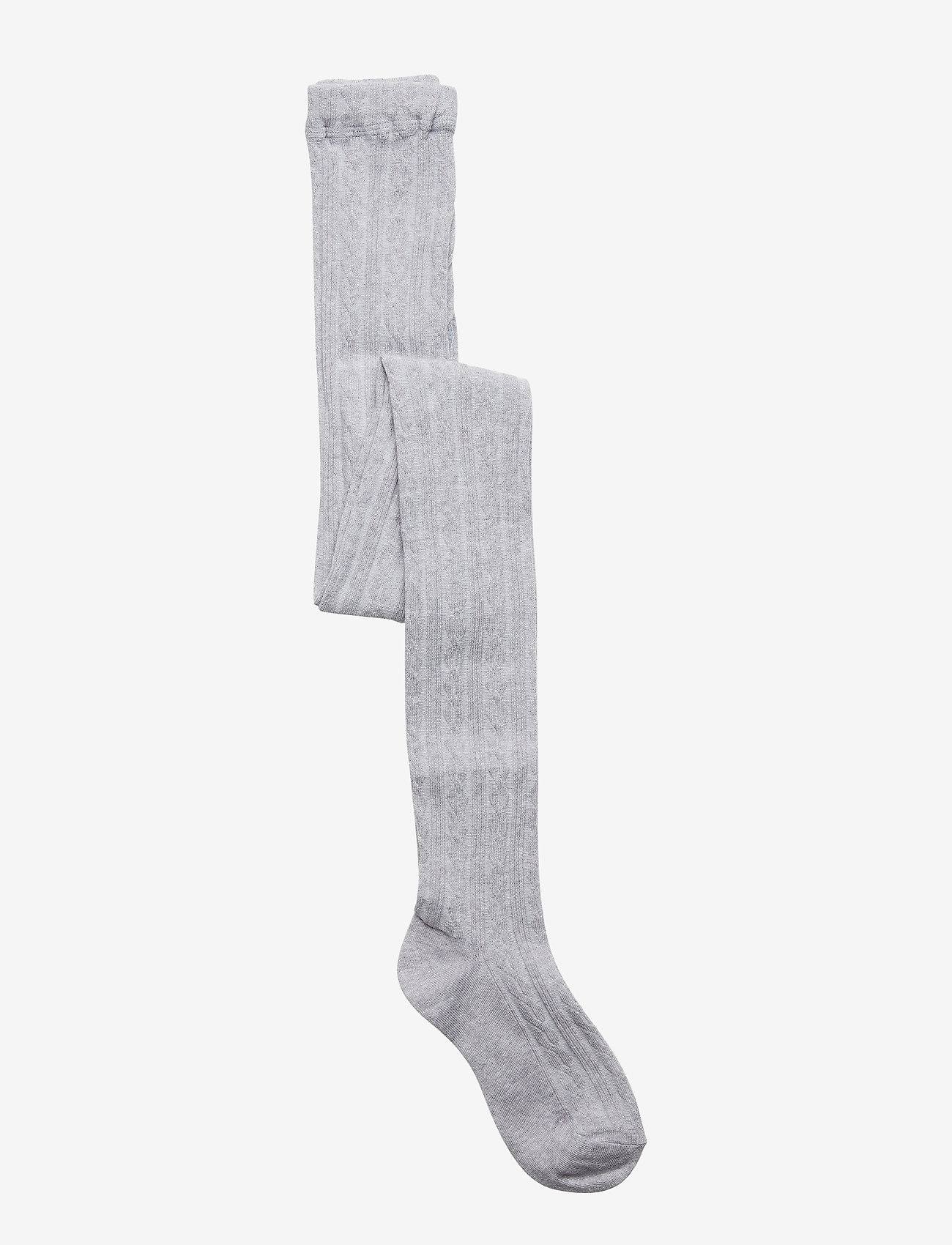 Tights BG H Cables - GREY MELANGE