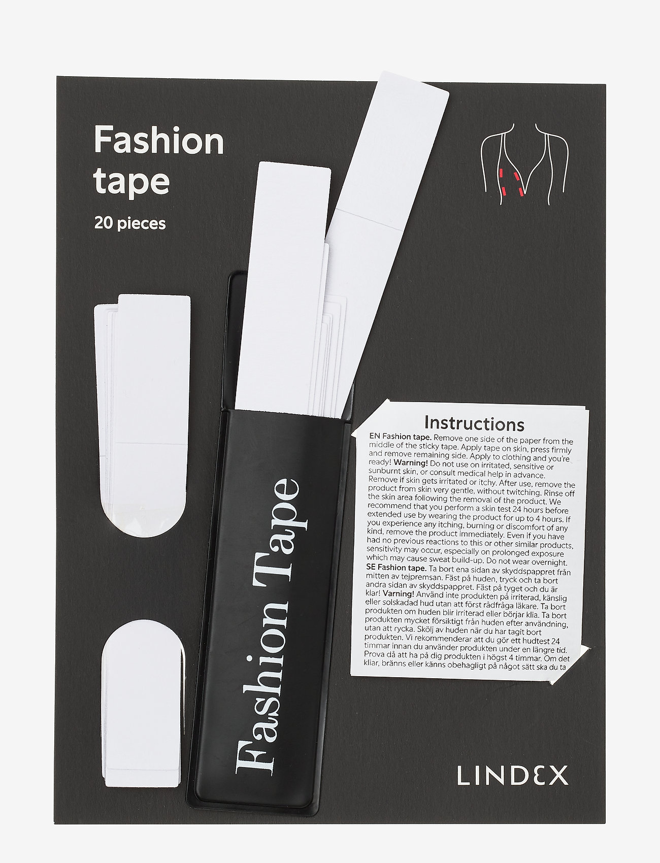 Lindex - Magic tape in strips - transparent - 1