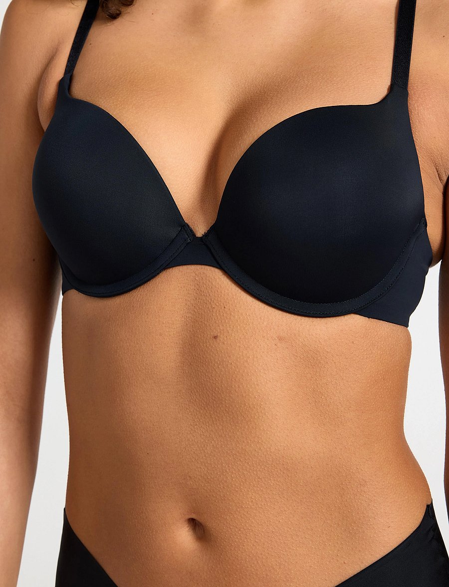 Lindex - Bra Linnea Theresia - push-up bhs - black - 4