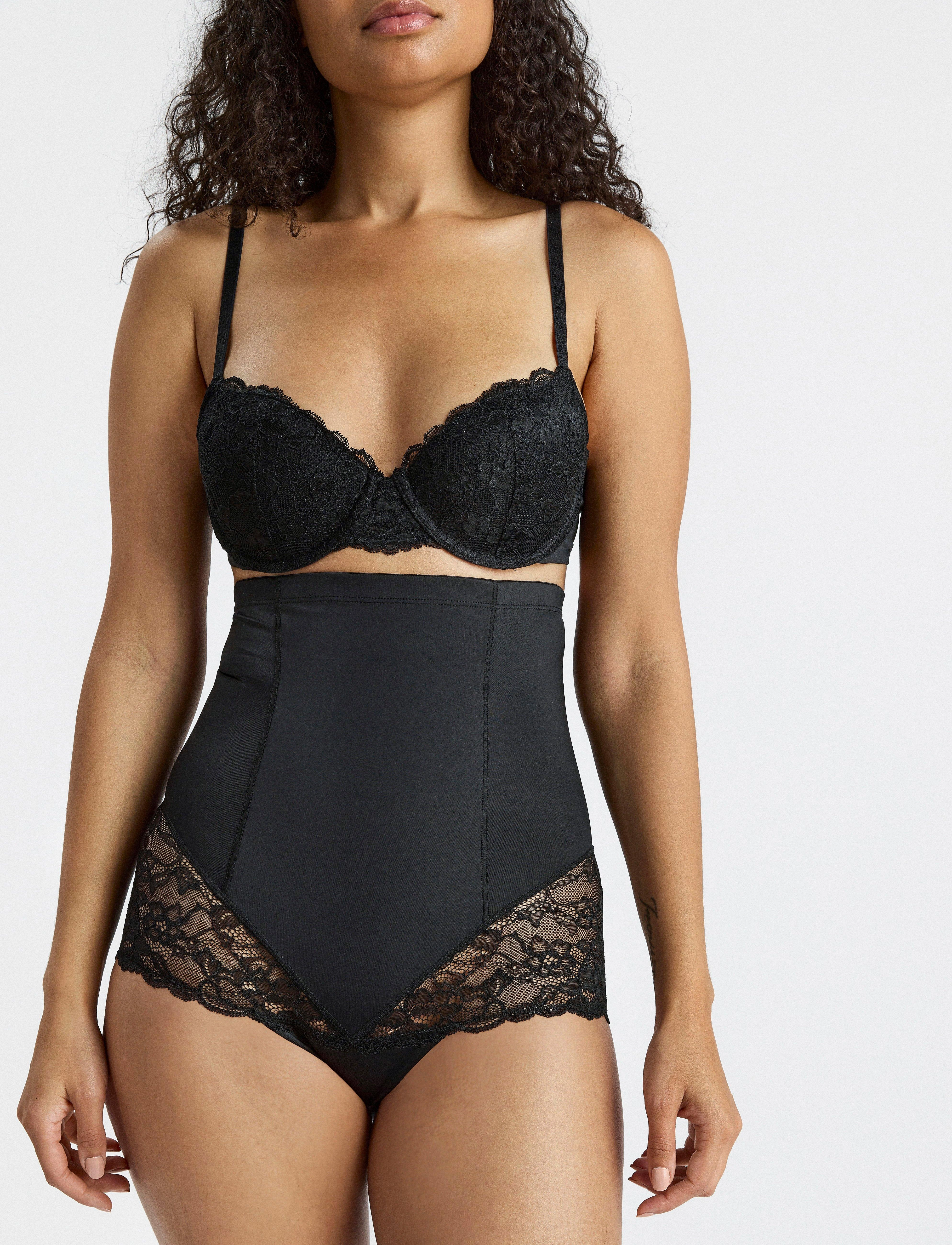 Lindex - Girdle Highwaist Kim Lace - black - 0