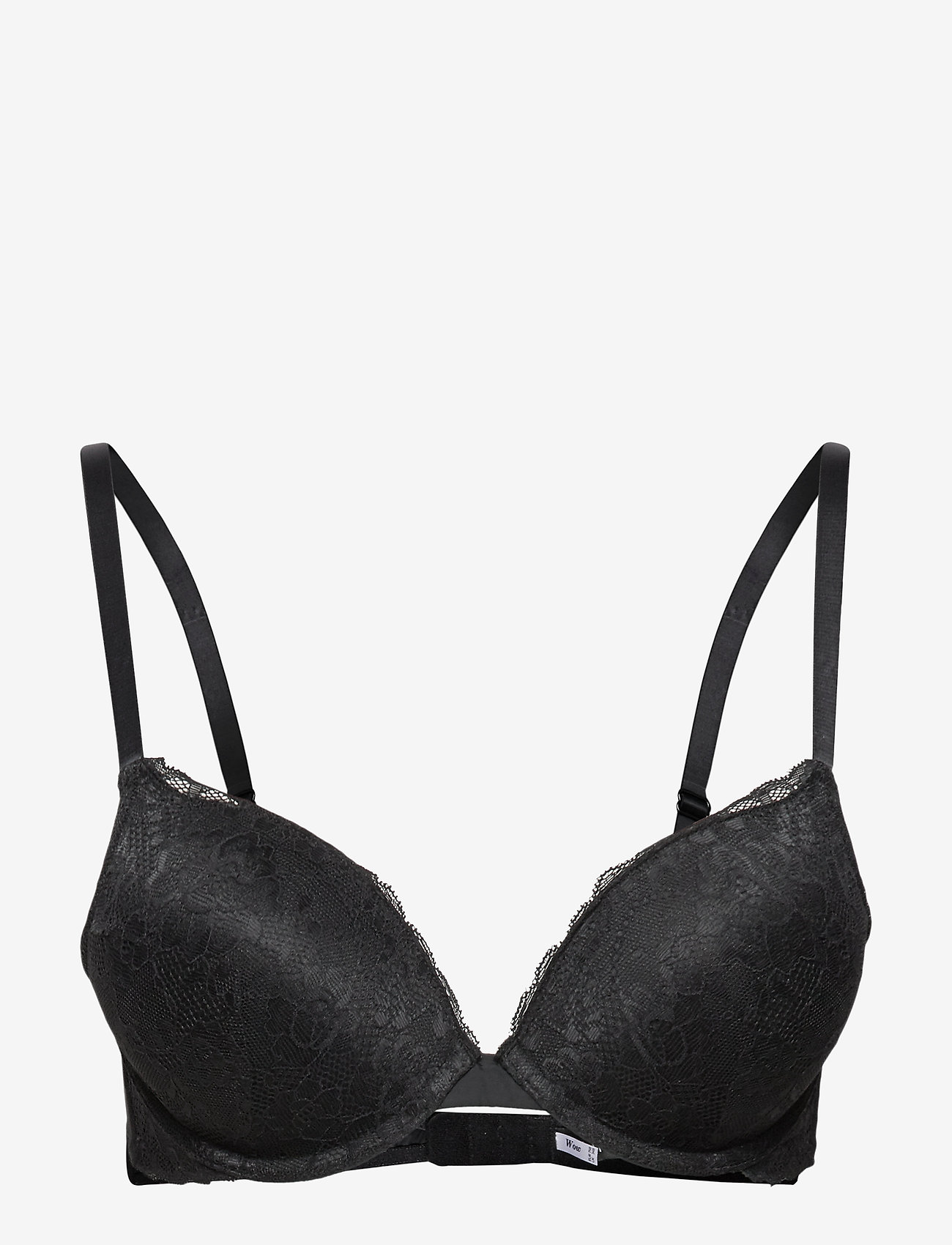 Lindex - Bra Linnea in lace - black - push up bh'er - black - 1