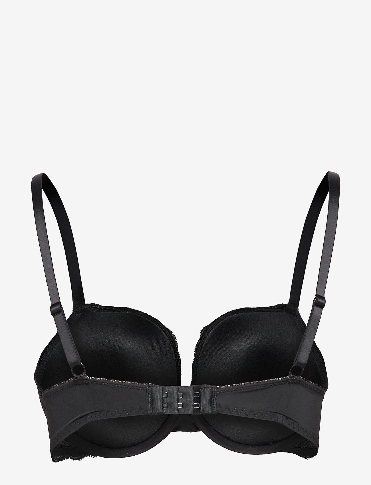 Lindex - Bra Linnea in lace - black - push up bh'er - black - 2