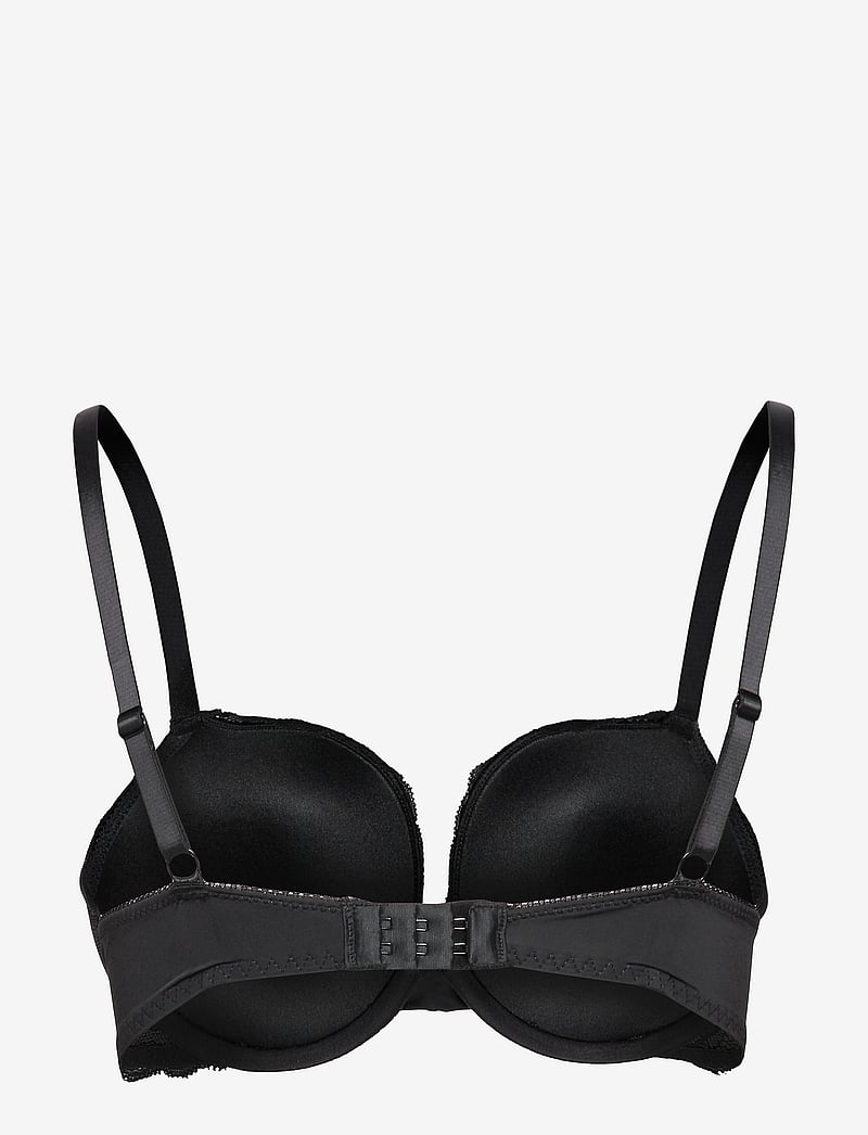 Lindex - Bra Linnea in lace - black - push up bh'er - black - 2