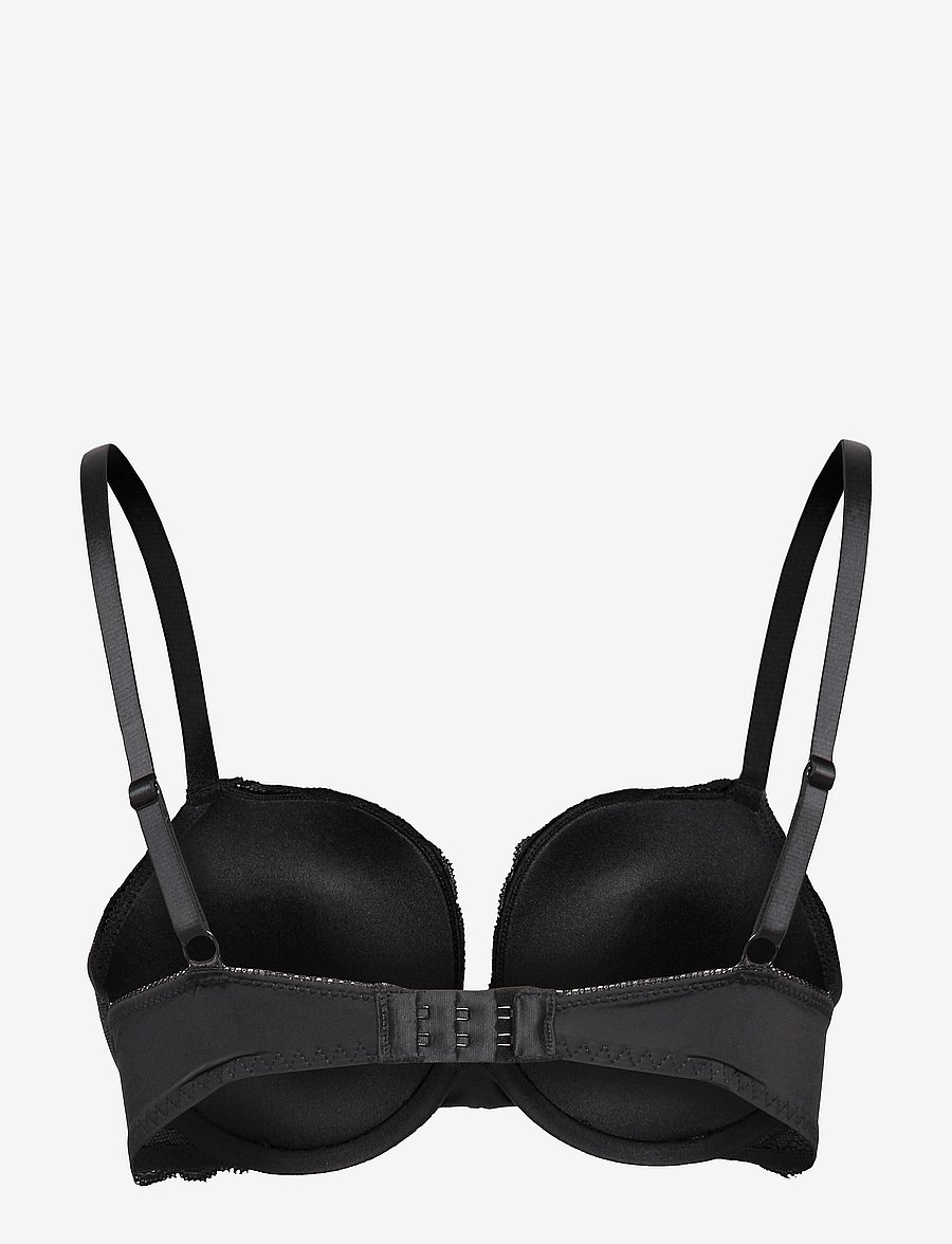 Lindex - Linnéa push-up BH - push-up bhs - black - 2