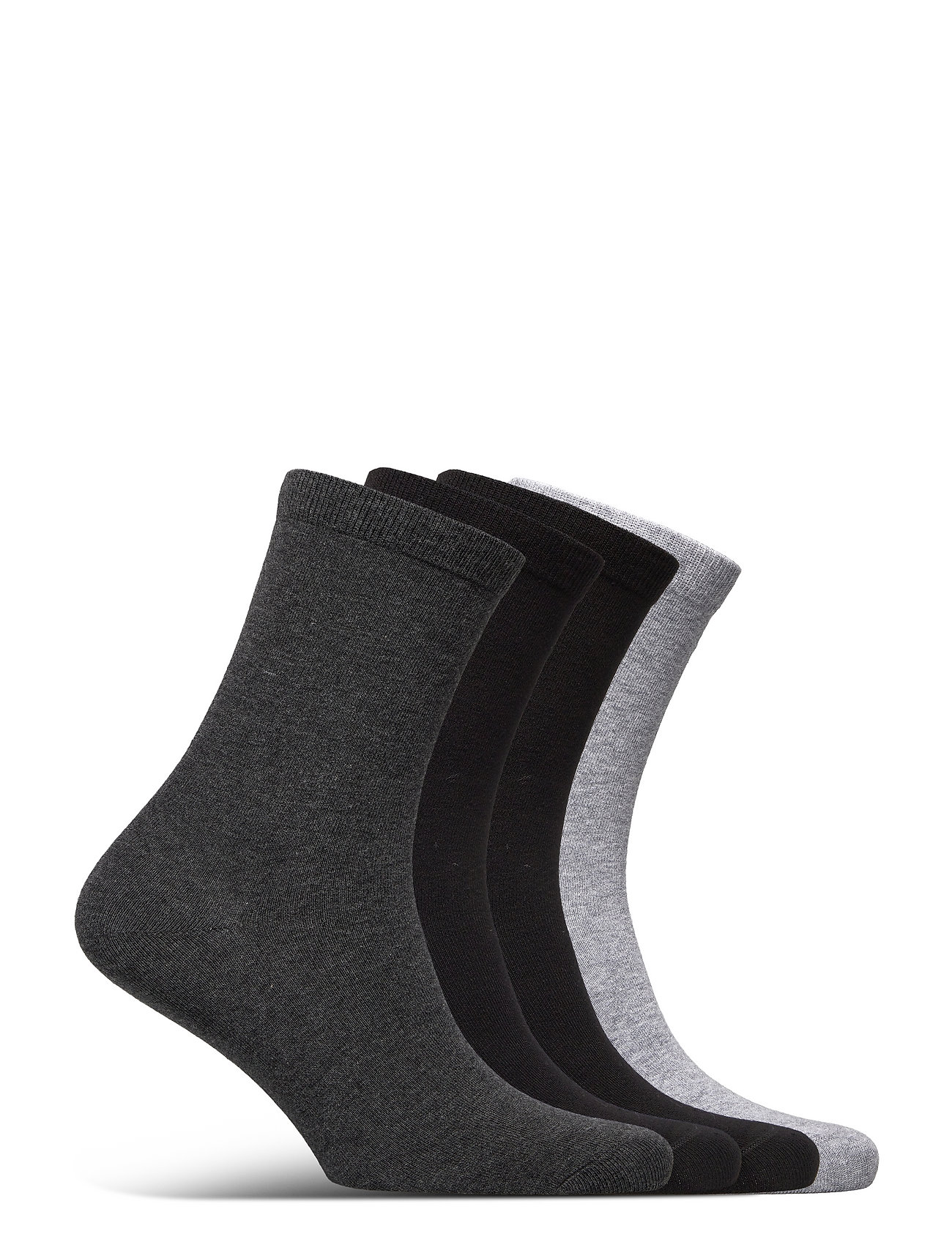 Lindex - 4 pack Sock plain - nordic style - anthracite - 1