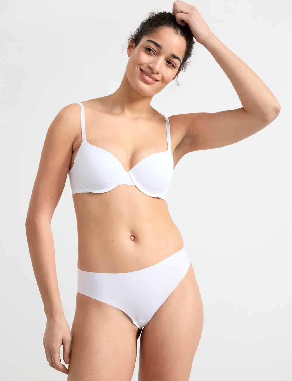 Lindex - Bra Lilja Theresia - plunge bh'er - white - 0