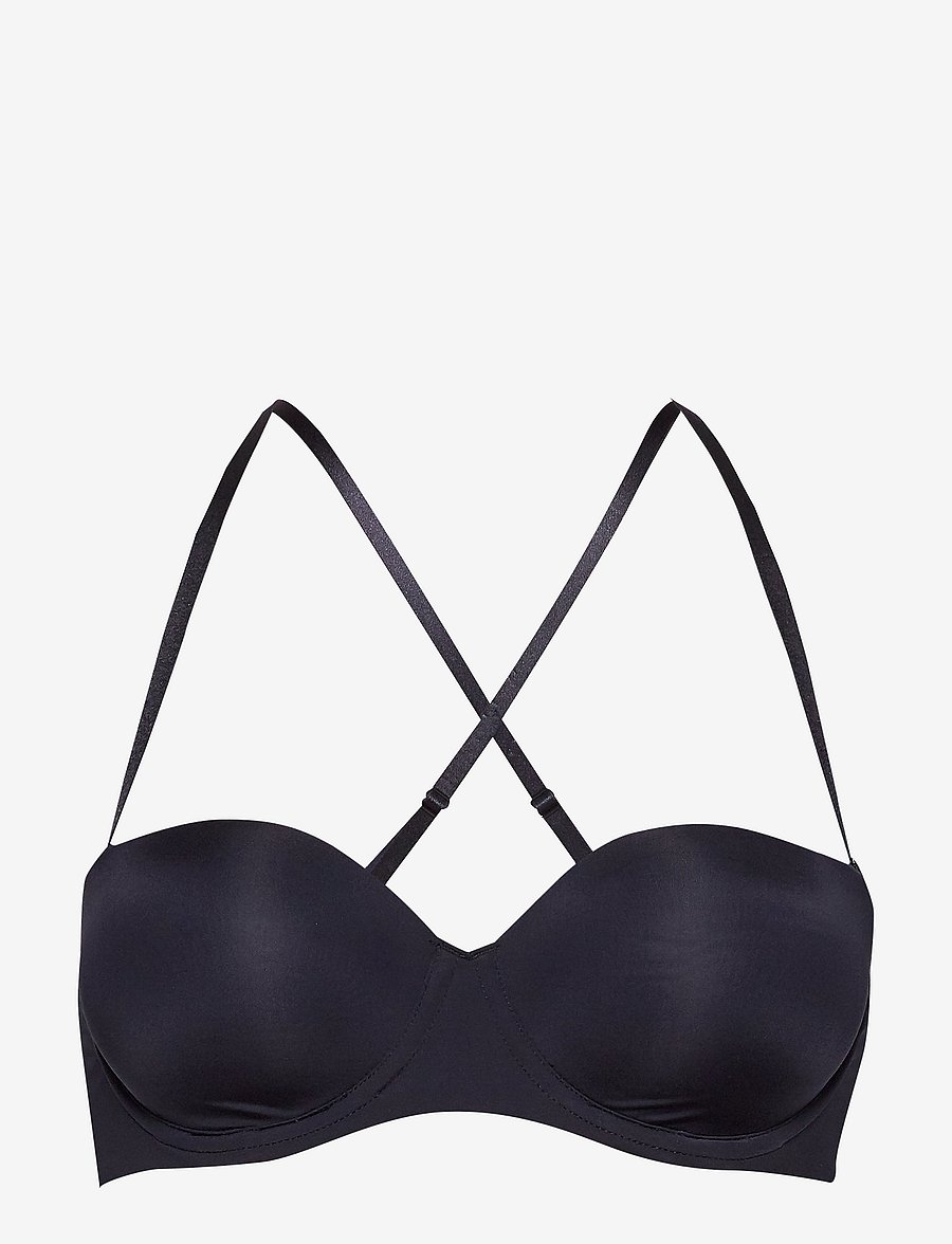 Lindex - Bra Björk Theresia - balconette bhs - black - 2