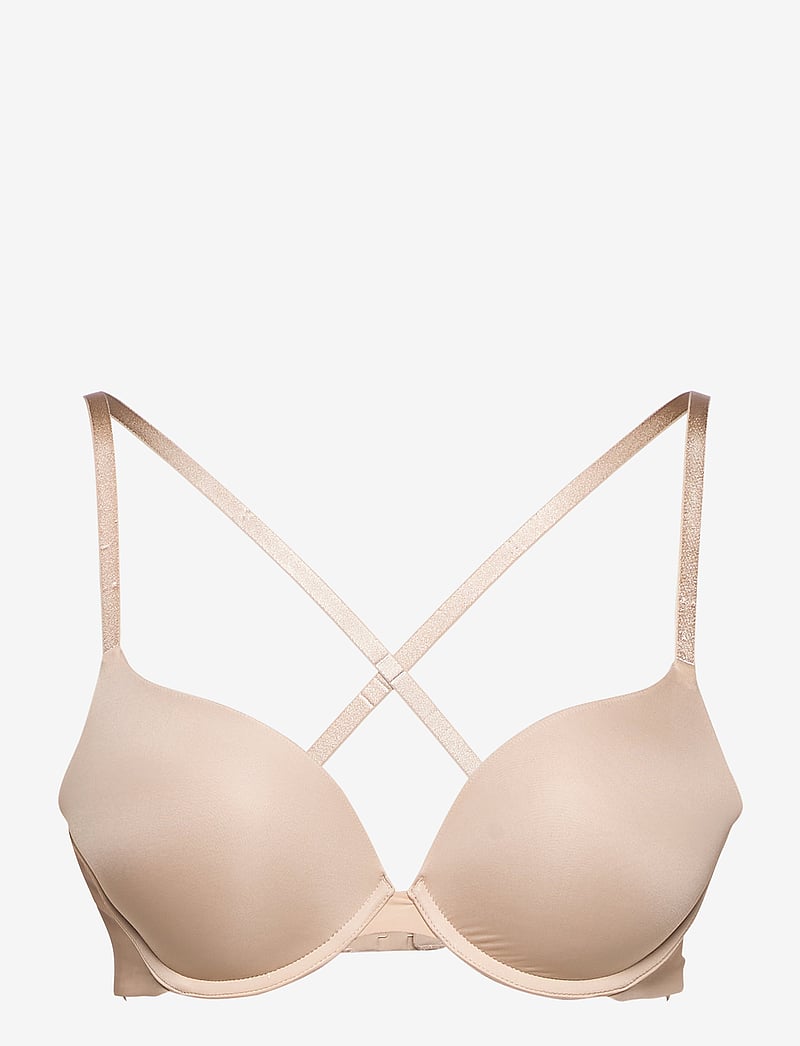Lindex - Malva Push-Up Bra - push up -rintaliivit - beige - 1