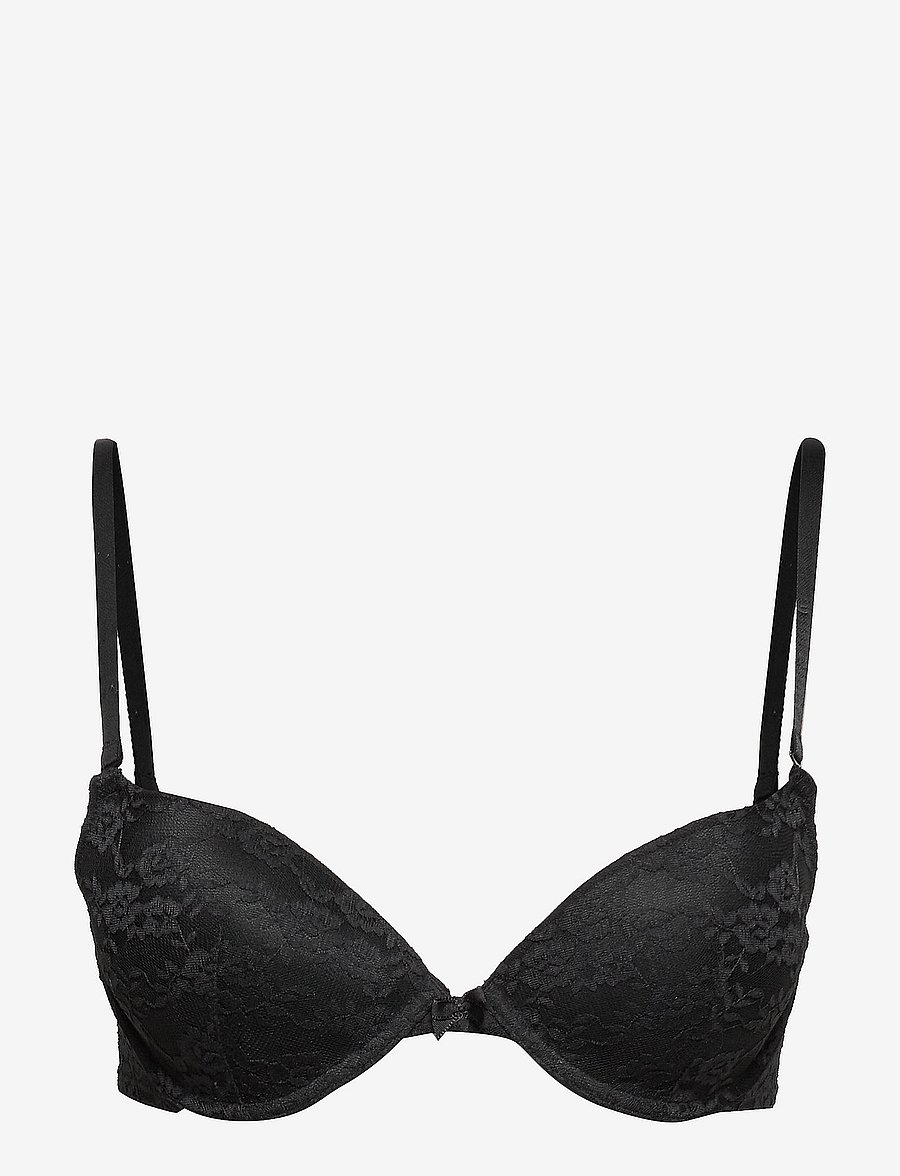 Lindex - Bra push up Lacey contract - black - 0