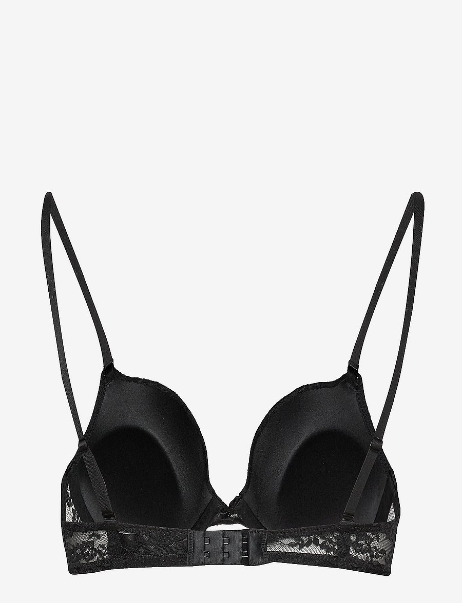 Lindex - Bra push up Lacey contract - black - 4