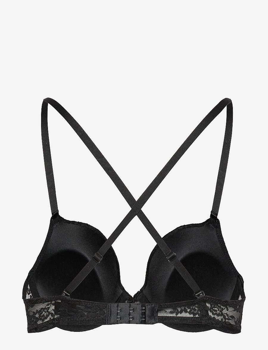 Lindex - Bra push up Lacey contract - black - 5