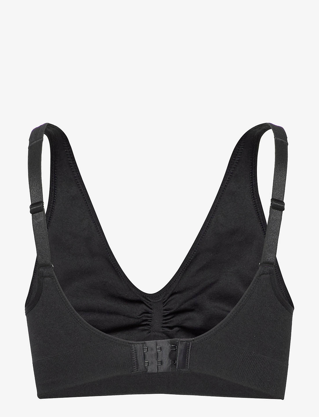 Lindex - Sømløs myk BH - tank-top-bhs - black - 2