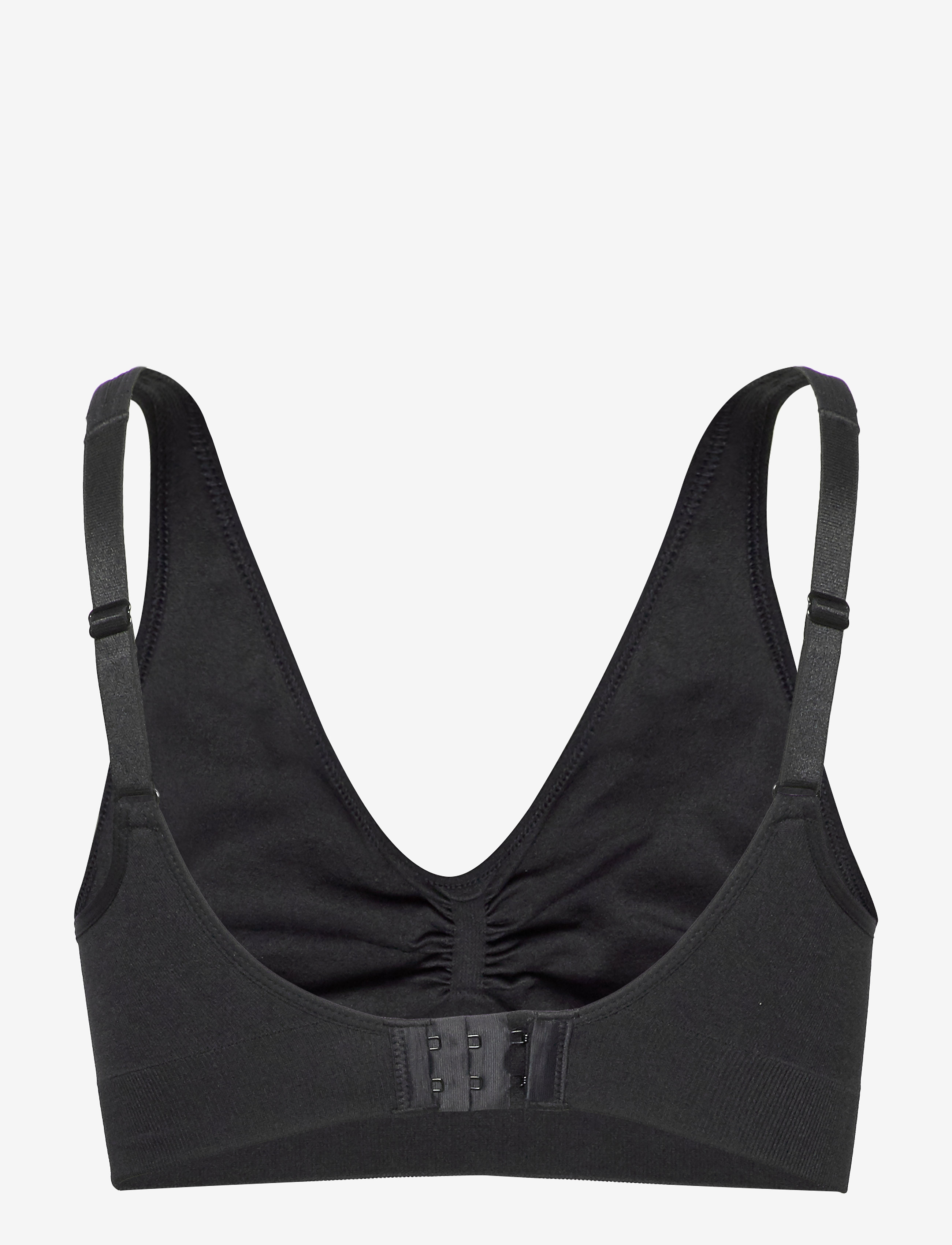 Lindex - Seamless soft bra - tank top bras - black - 2