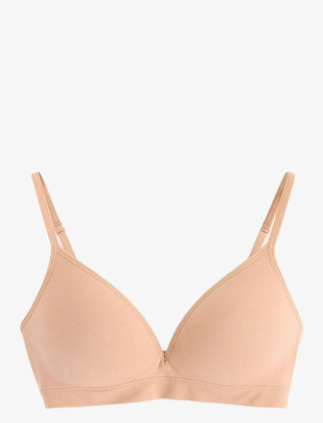 Lindex - Bra soft seamless   Petite - bygellösa bh:ar - beige - 1