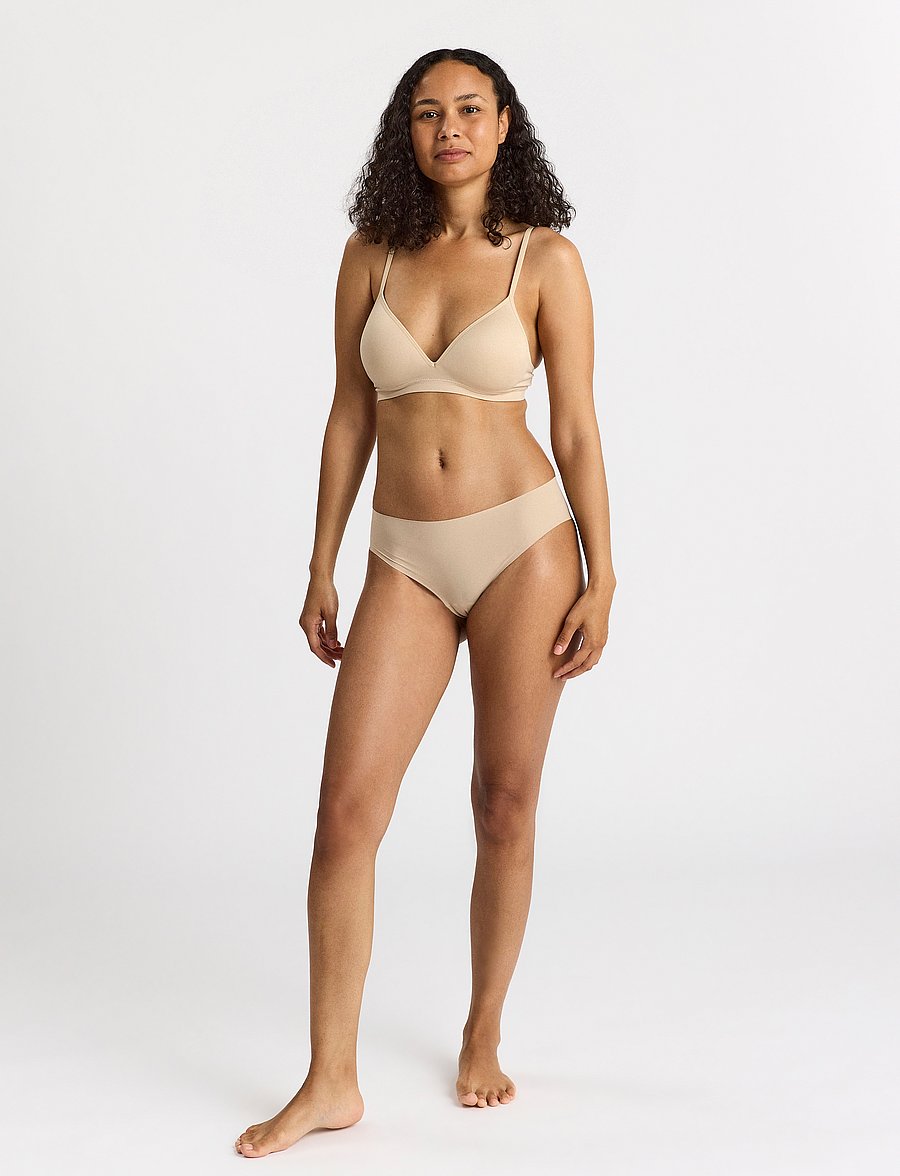 Lindex - Bra soft seamless Petite - bügellose bhs - beige - 5