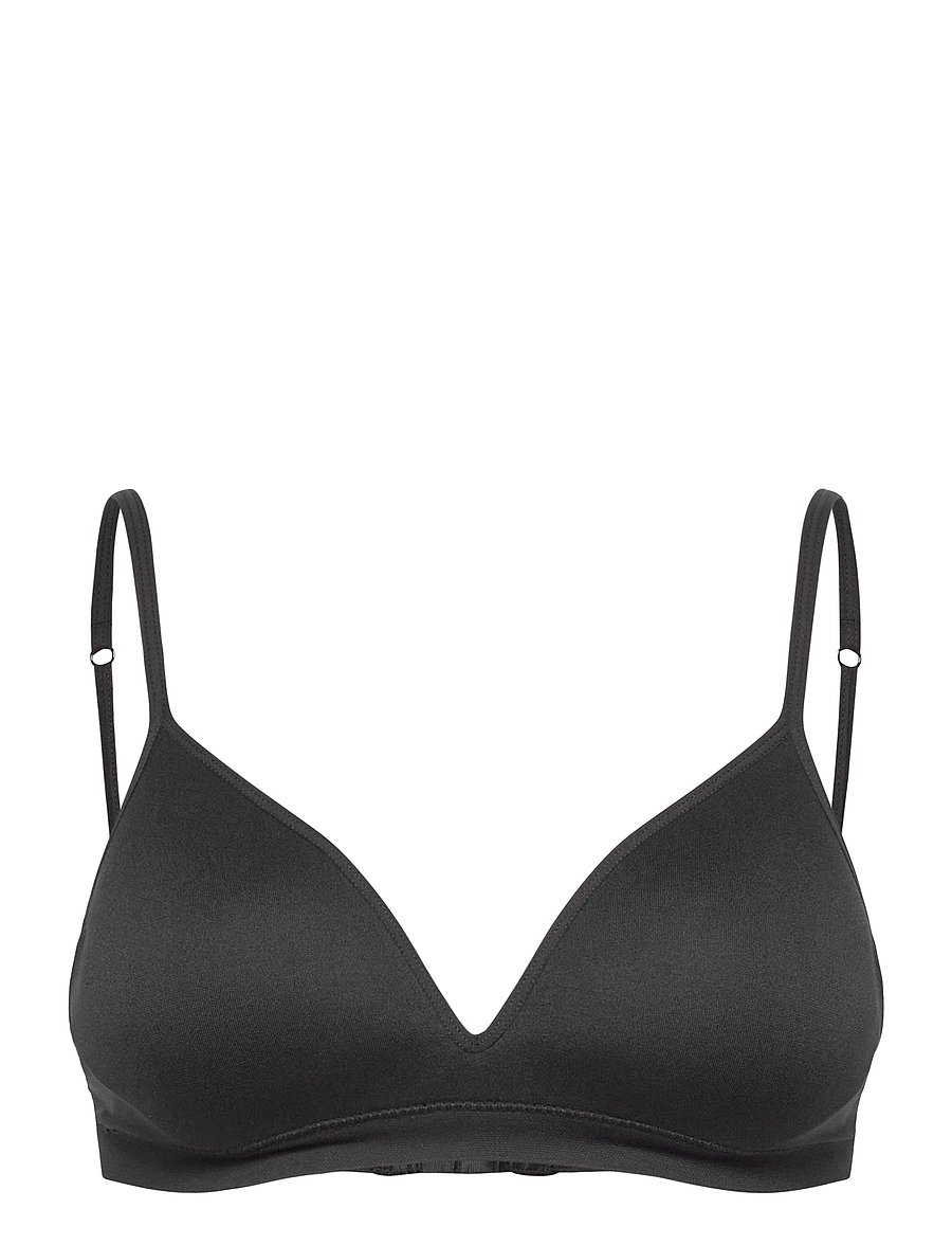 Lindex - Bra soft seamless Petite - tugikaarteta rinnahoidjad - black - 1
