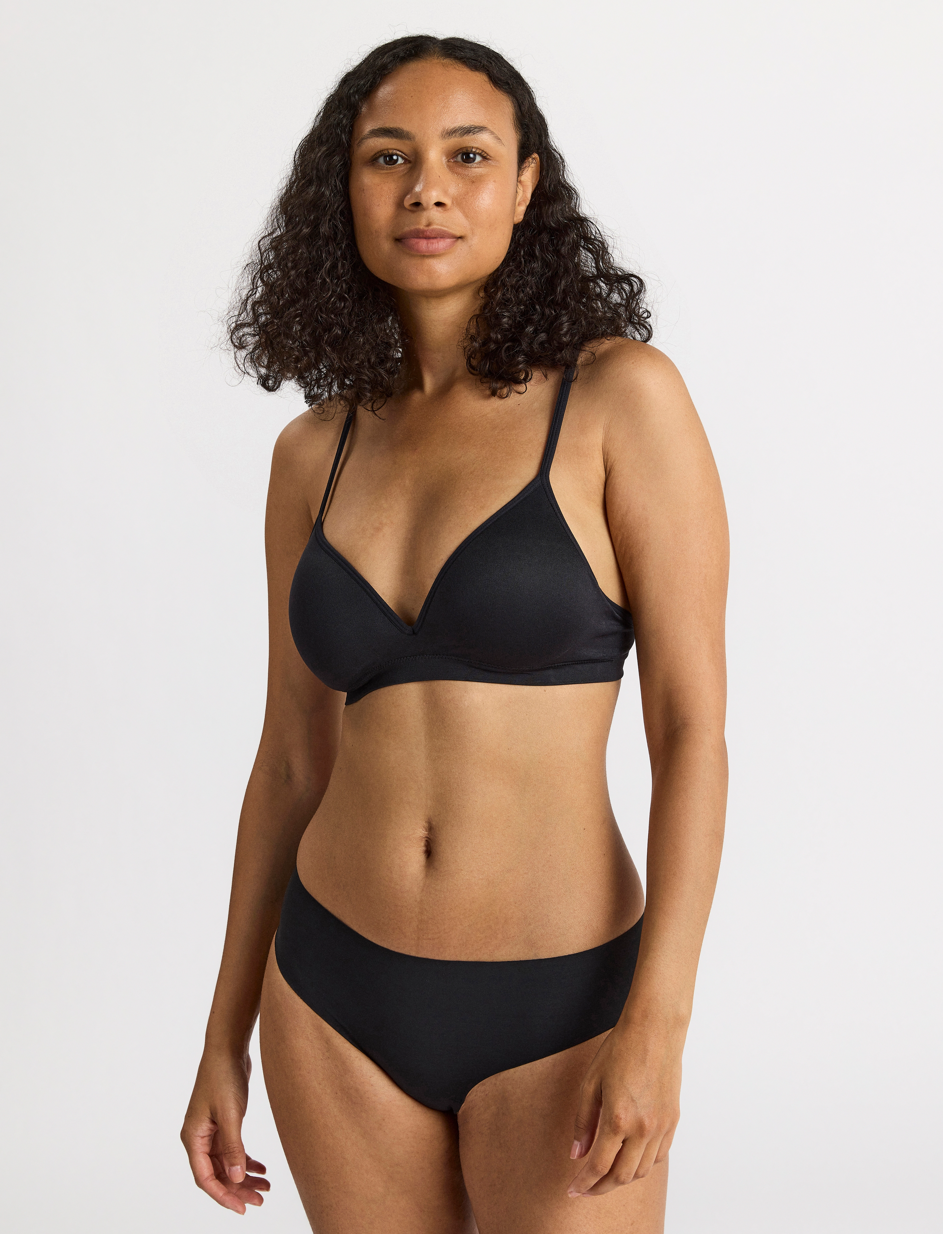 Lindex - Bra soft seamless   Petite - bügellose bhs - black - 3