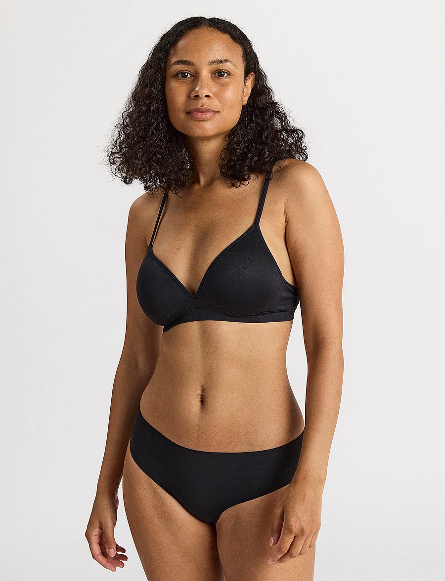 Lindex - Bra soft seamless Petite - bh'er uden bøjle - black - 3