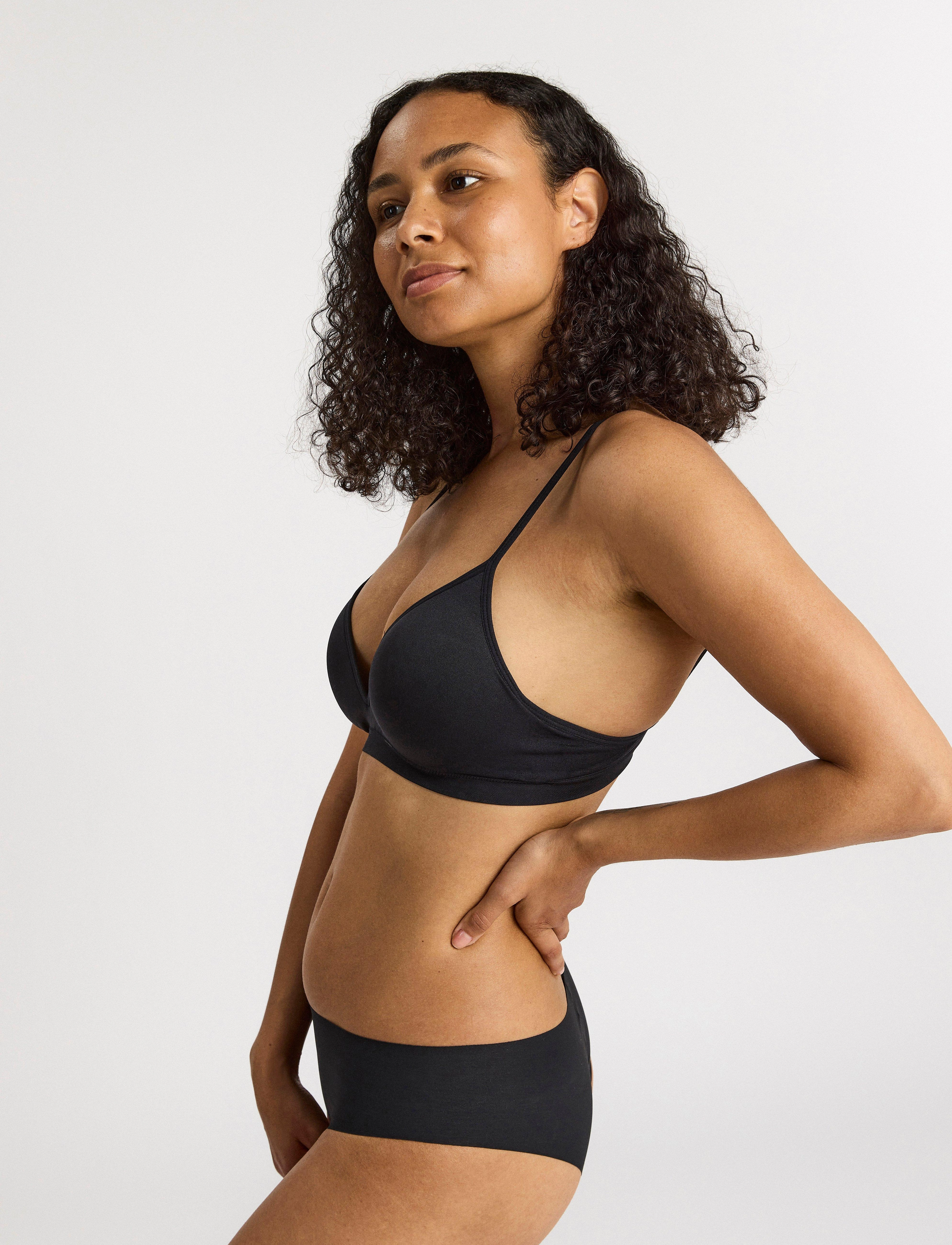 Lindex - Bra soft seamless   Petite - liemenėlės be lankelių - black - 4